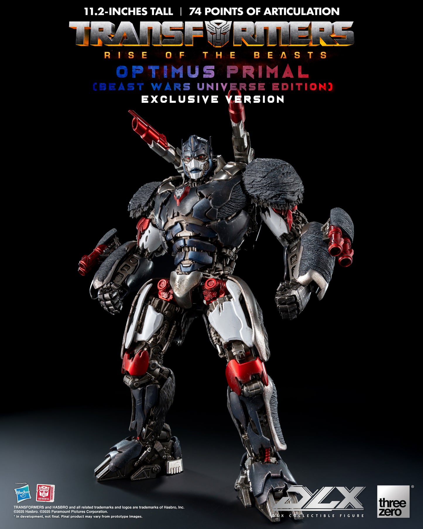 Threezero: Transformers: Rise of the Beasts - DLX Optimus Primal (Beast Wars Universe Edition) Exclusive Version