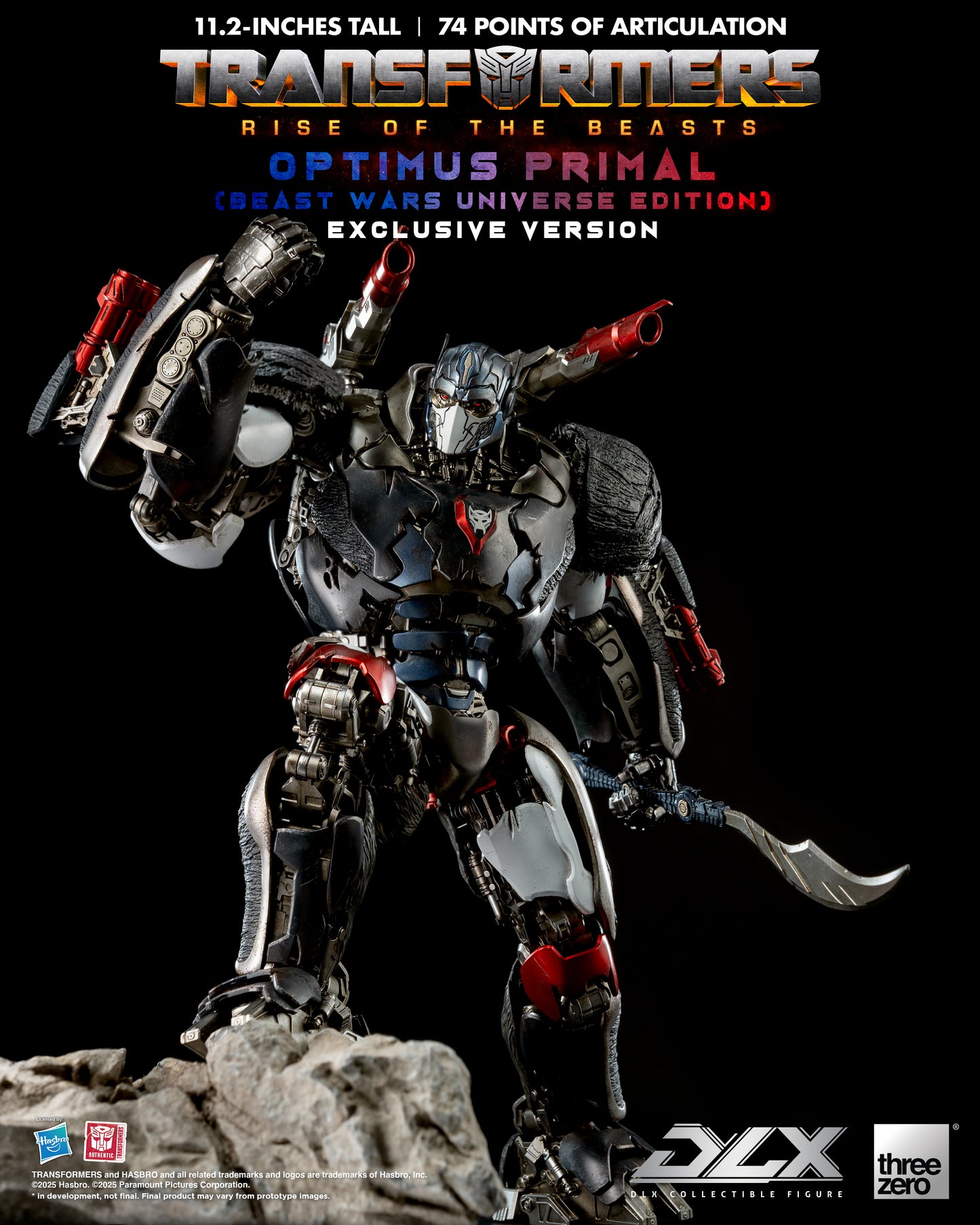 Threezero: Transformers: Rise of the Beasts - DLX Optimus Primal (Beast Wars Universe Edition) Exclusive Version