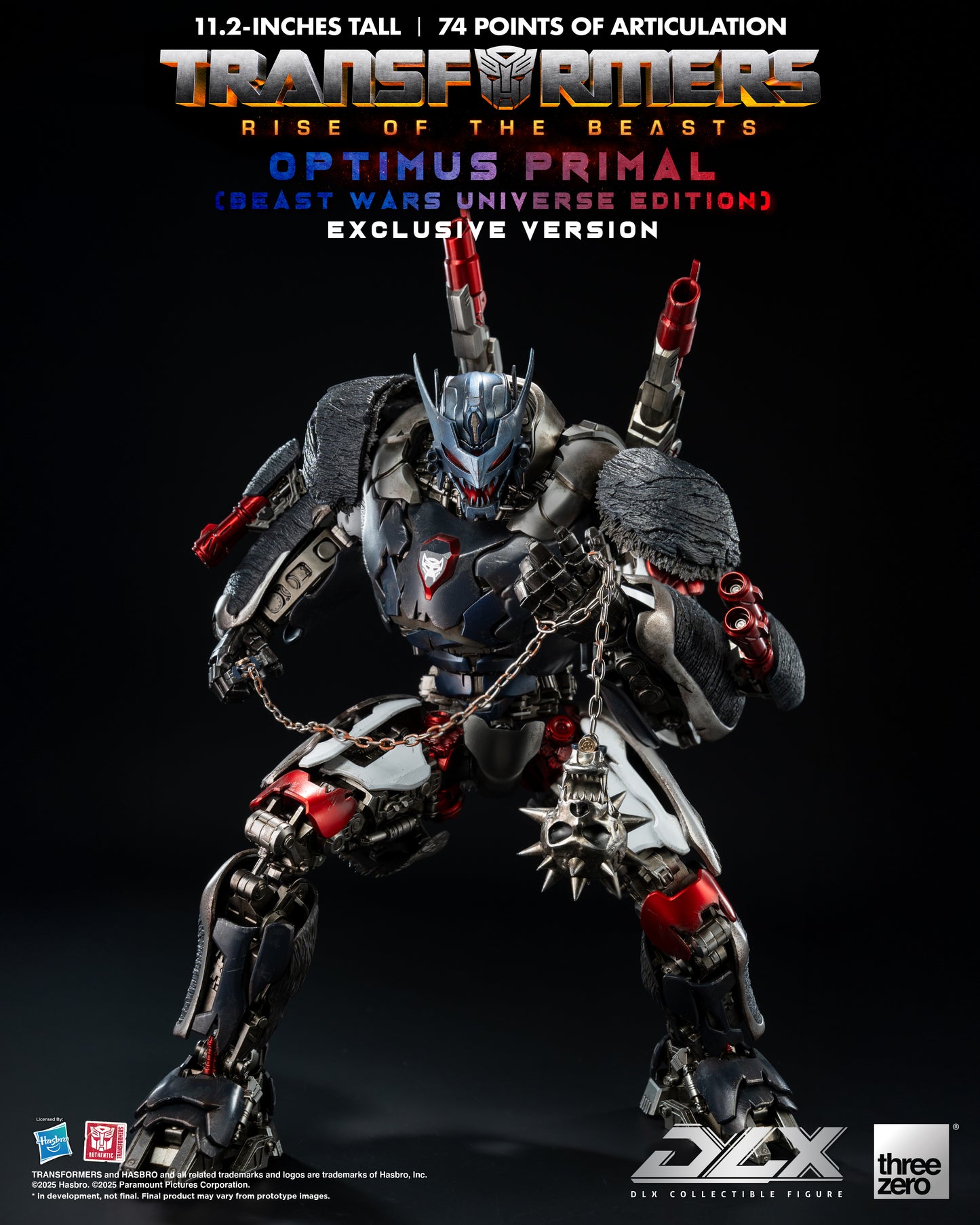 Threezero: Transformers: Rise of the Beasts - DLX Optimus Primal (Beast Wars Universe Edition) Exclusive Version