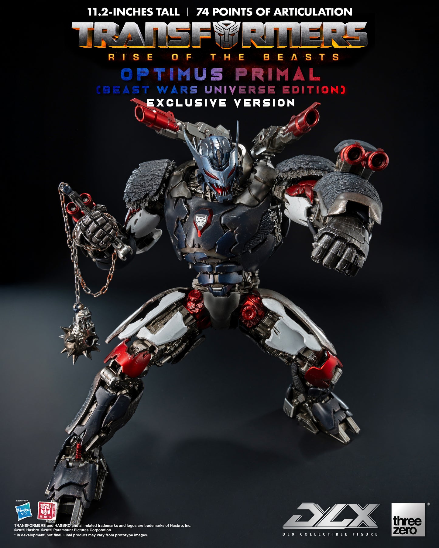 Threezero: Transformers: Rise of the Beasts - DLX Optimus Primal (Beast Wars Universe Edition) Exclusive Version