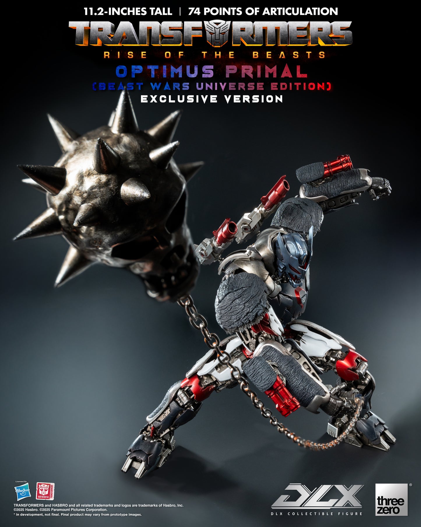 Threezero: Transformers: Rise of the Beasts - DLX Optimus Primal (Beast Wars Universe Edition) Exclusive Version