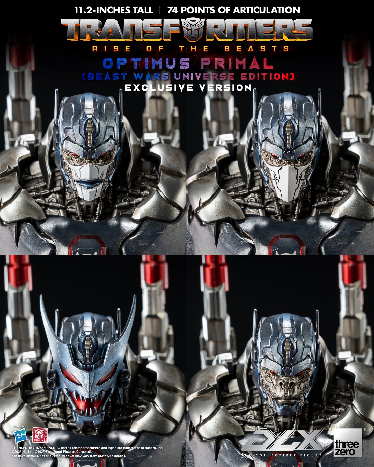 Threezero: Transformers: Rise of the Beasts - DLX Optimus Primal (Beast Wars Universe Edition) Exclusive Version