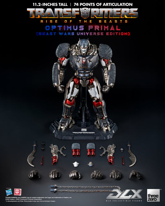 Threezero: Transformers: Rise of the Beasts - DLX Optimus Primal (Beast Wars Universe Edition)