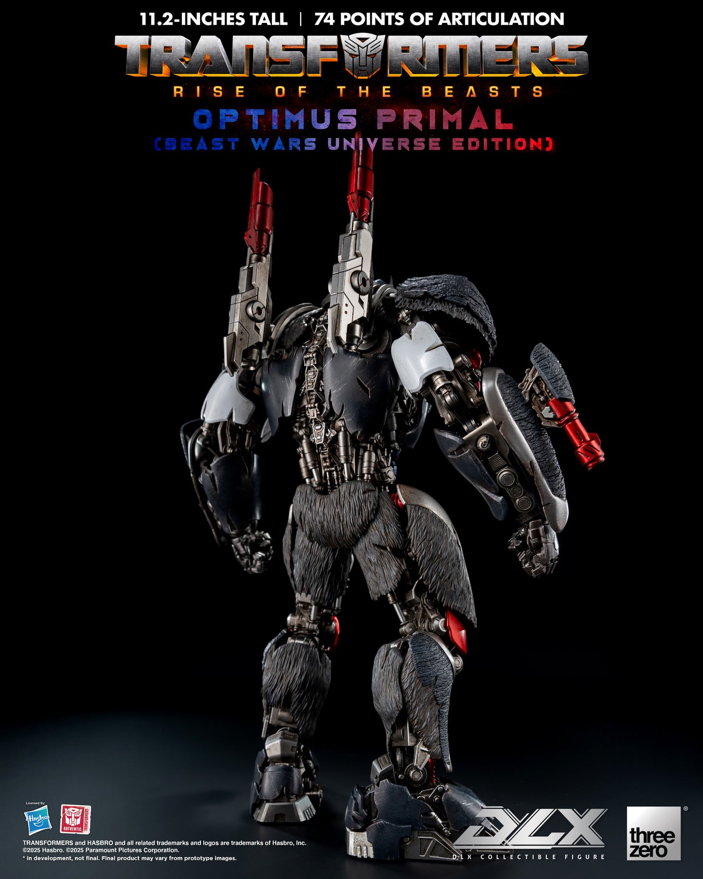Threezero: Transformers: Rise of the Beasts - DLX Optimus Primal (Beast Wars Universe Edition)