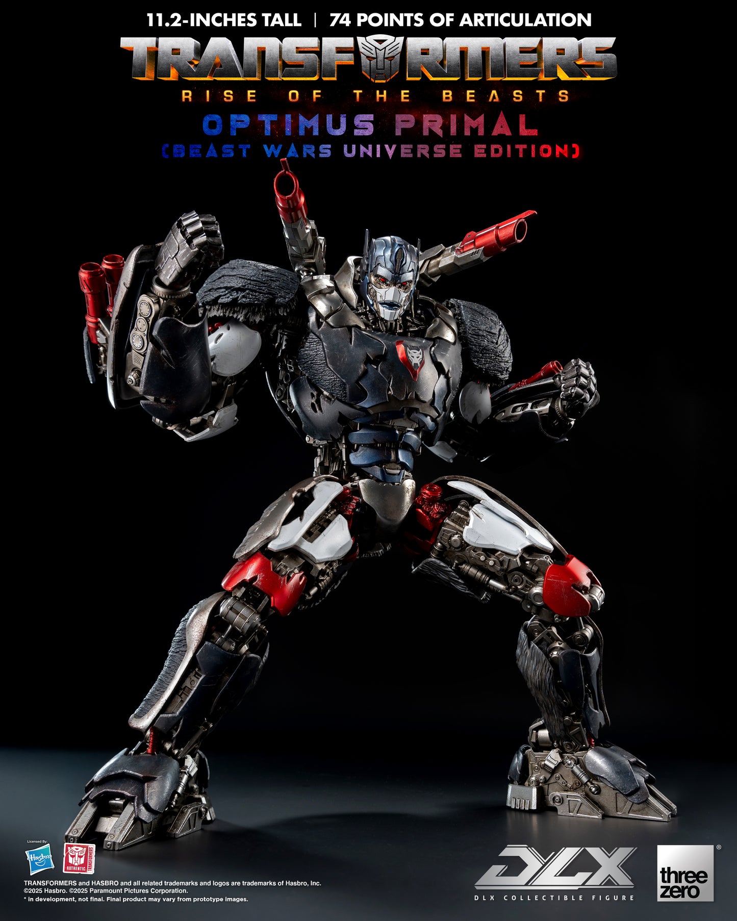 Threezero: Transformers: Rise of the Beasts - DLX Optimus Primal (Beast Wars Universe Edition)
