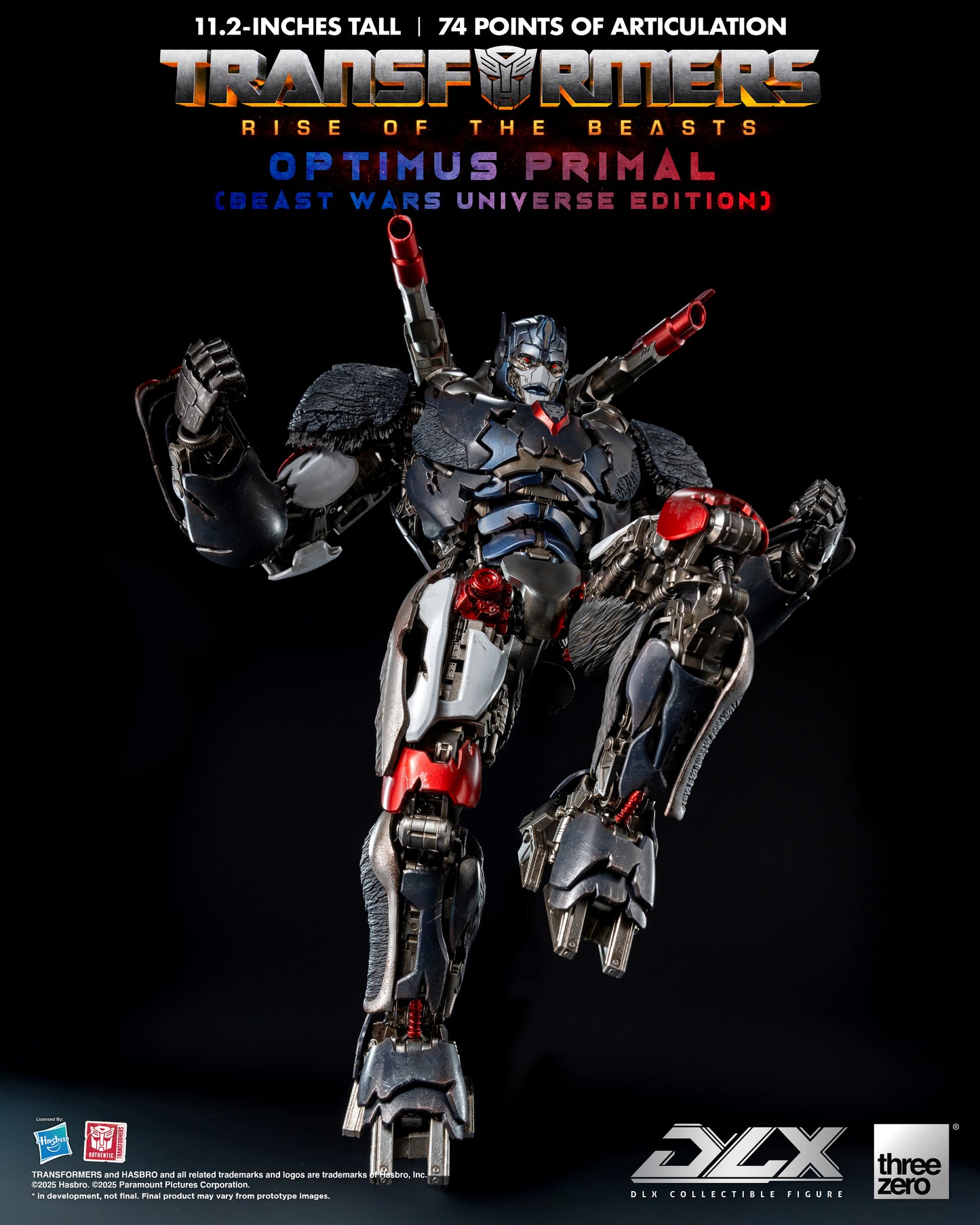 Threezero: Transformers: Rise of the Beasts - DLX Optimus Primal (Beast Wars Universe Edition)