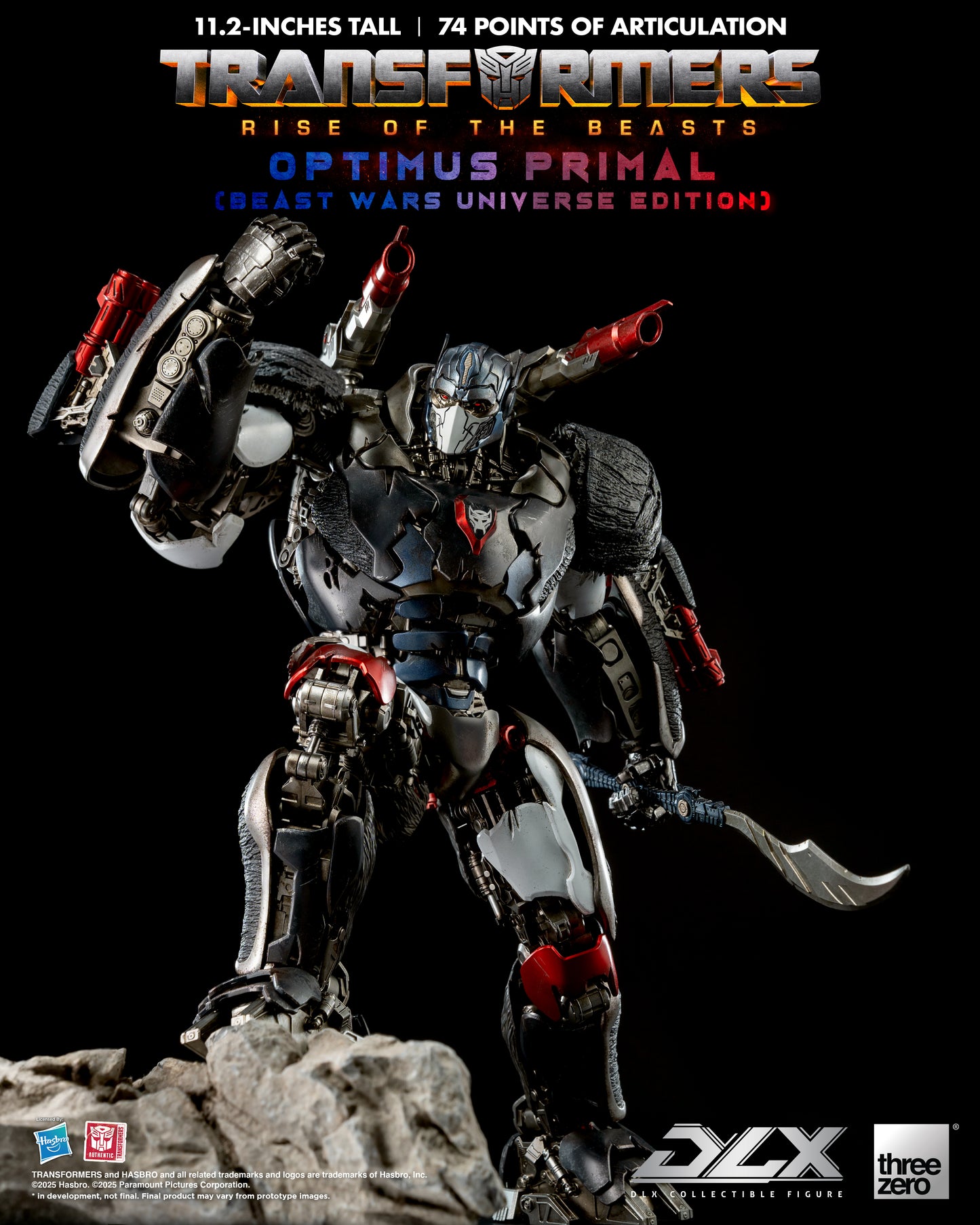 Threezero: Transformers: Rise of the Beasts - DLX Optimus Primal (Beast Wars Universe Edition)