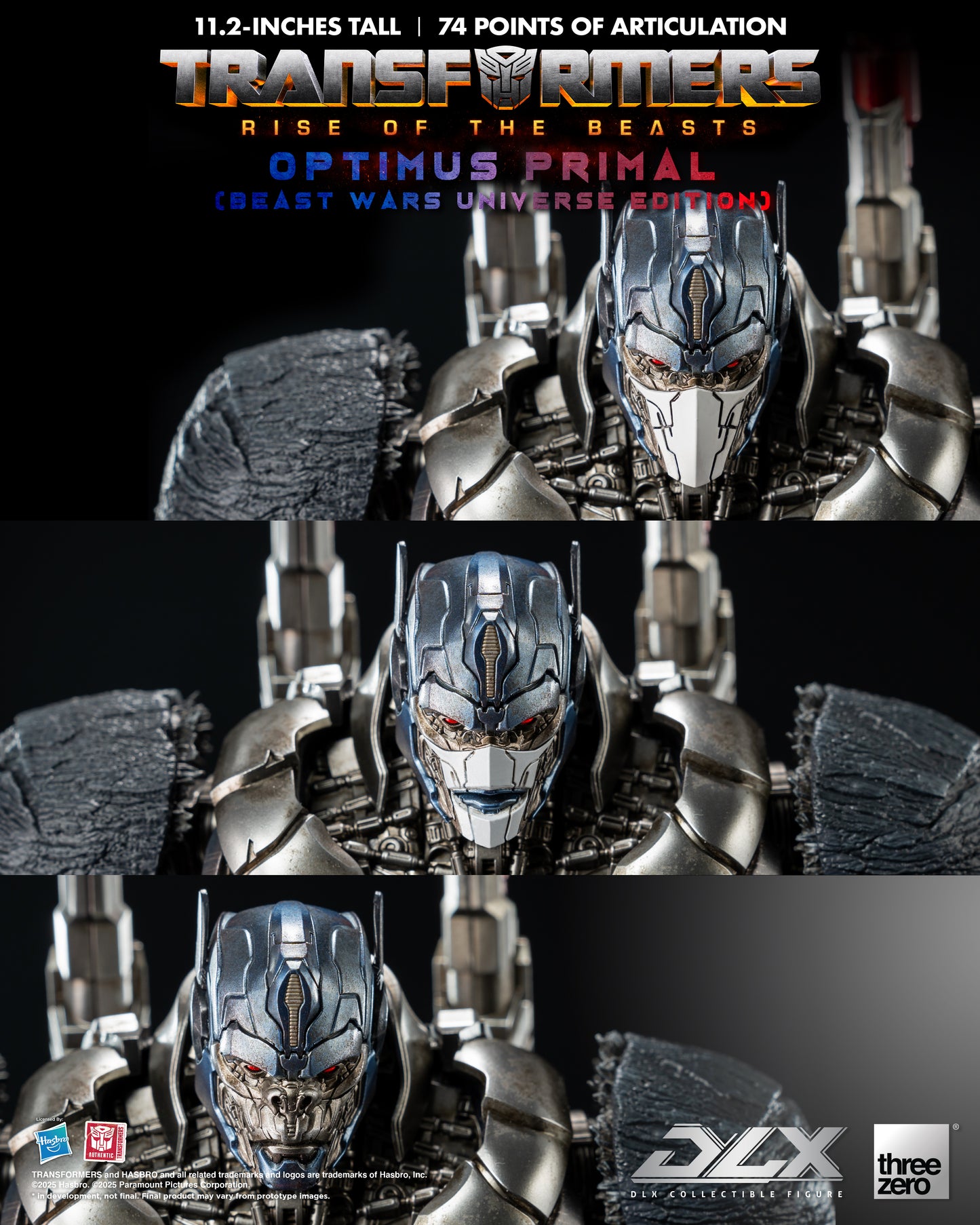 Threezero: Transformers: Rise of the Beasts - DLX Optimus Primal (Beast Wars Universe Edition)