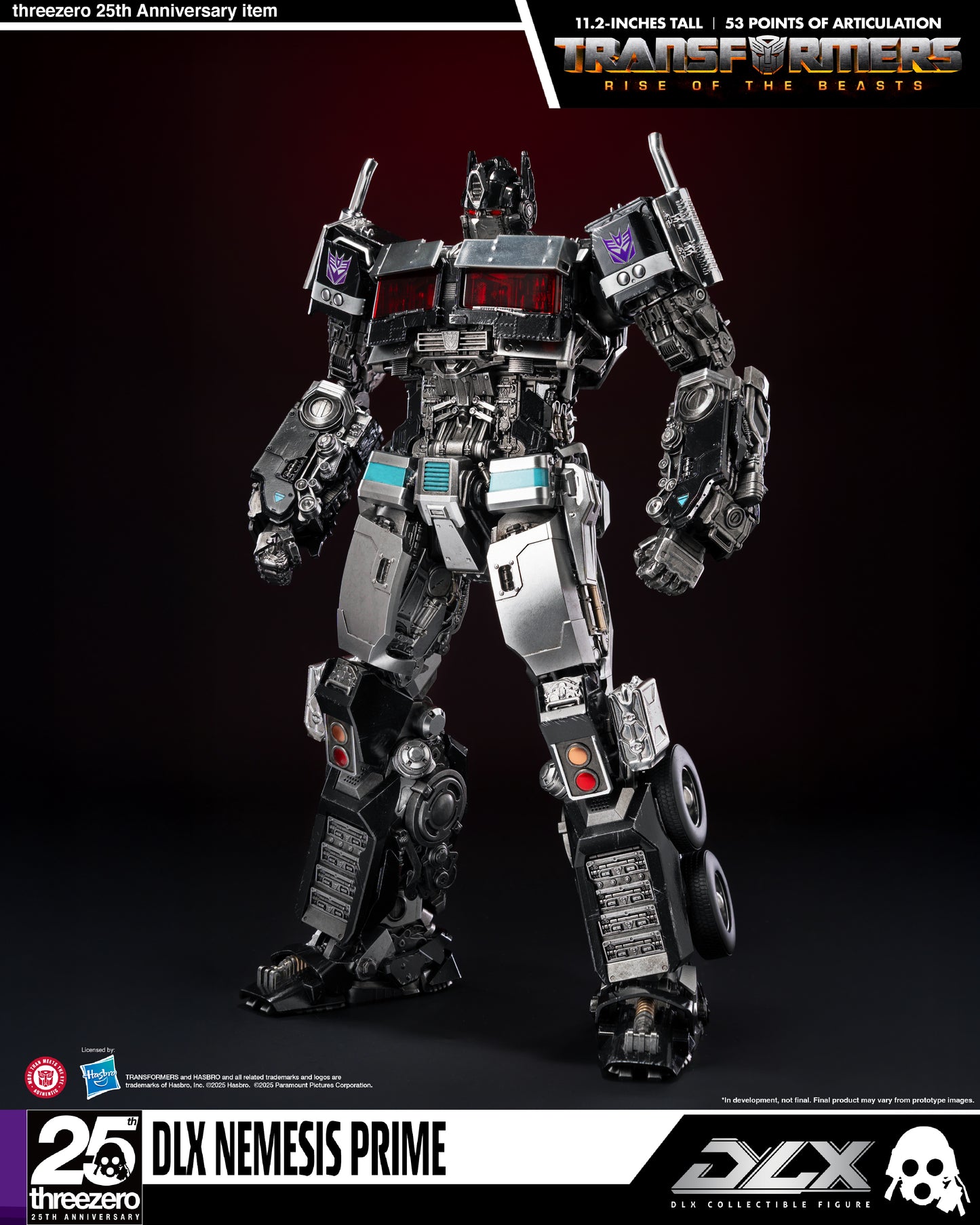 Threezero Exclusive: Transformers: Rise of the Beasts DLX Nemesis Prime