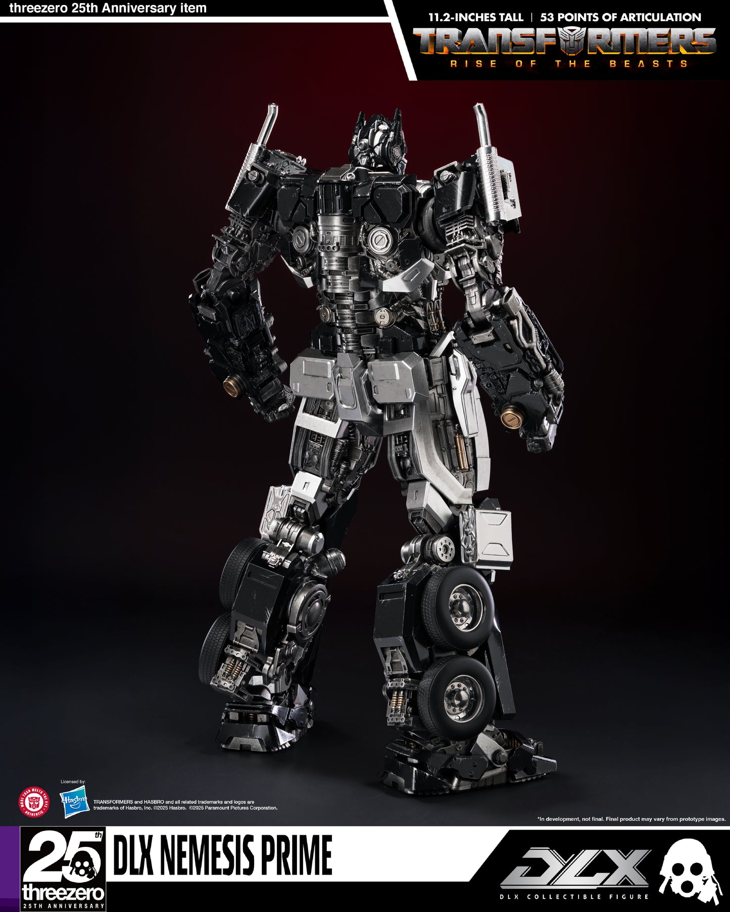 Threezero Exclusive: Transformers: Rise of the Beasts DLX Nemesis Prime