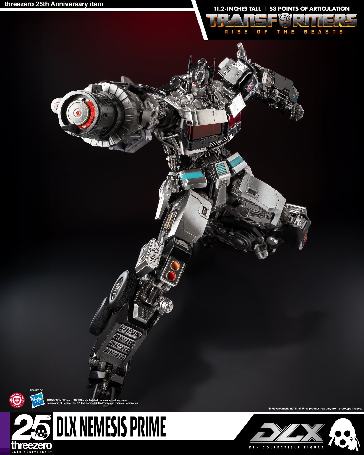Threezero Exclusive: Transformers: Rise of the Beasts DLX Nemesis Prime
