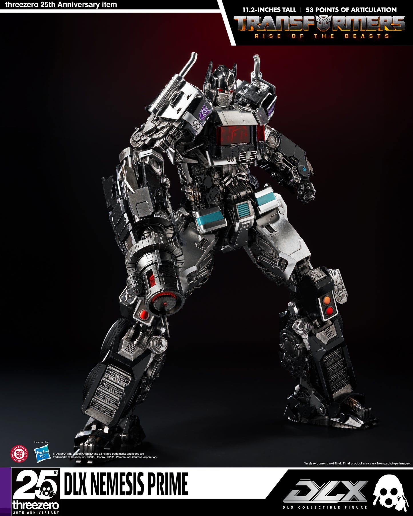 Threezero Exclusive: Transformers: Rise of the Beasts DLX Nemesis Prime