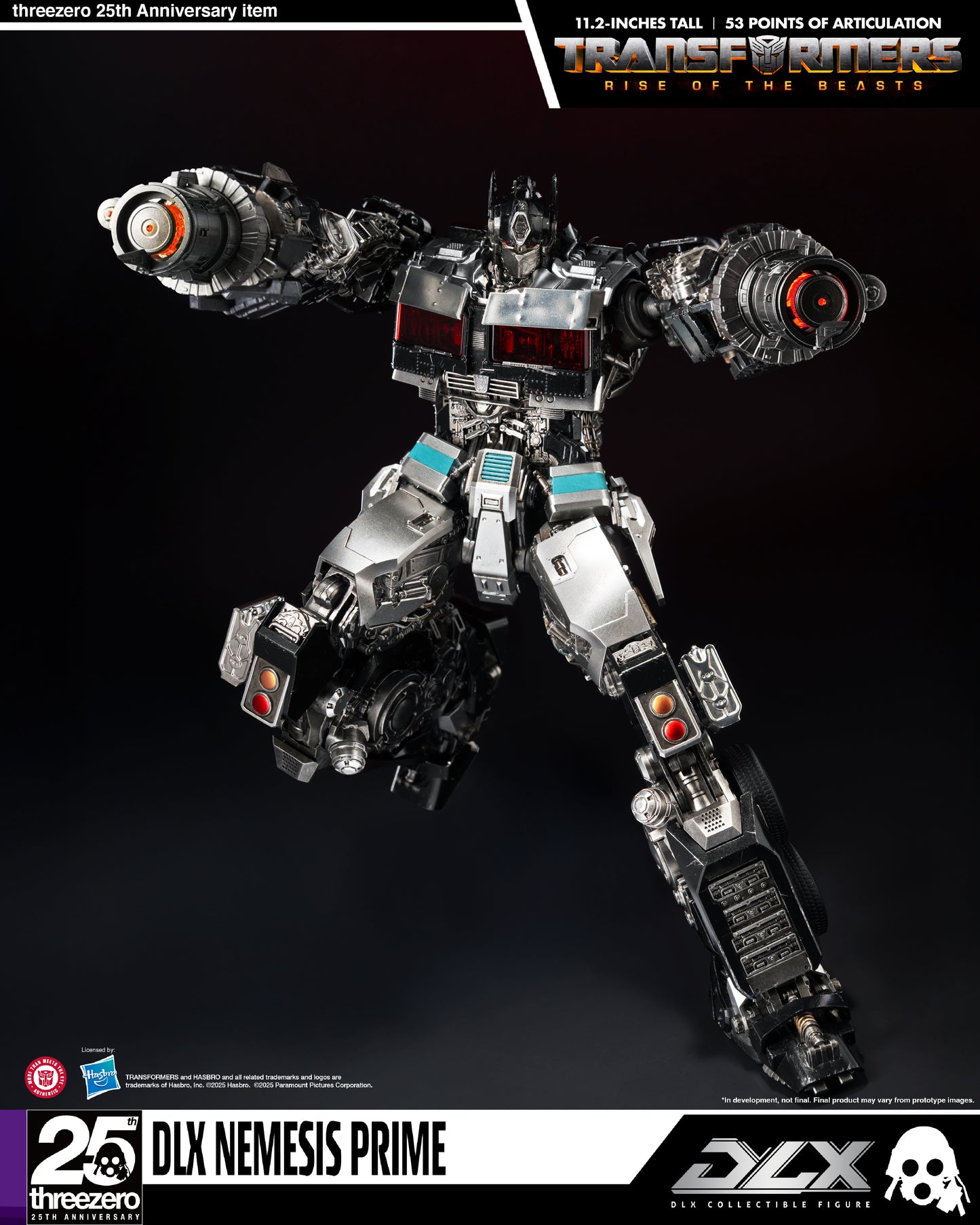 Threezero Exclusive: Transformers: Rise of the Beasts DLX Nemesis Prime