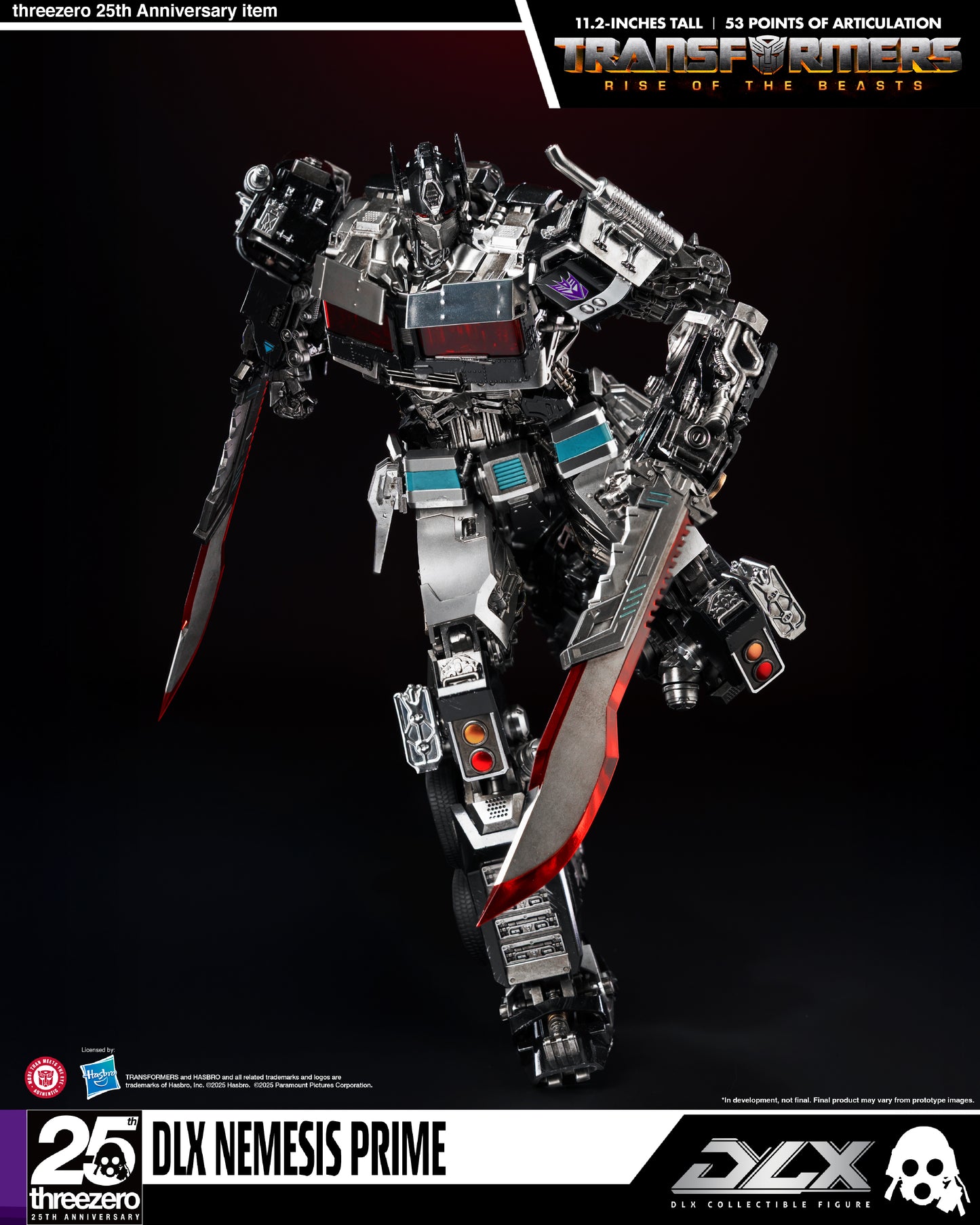 Threezero Exclusive: Transformers: Rise of the Beasts DLX Nemesis Prime