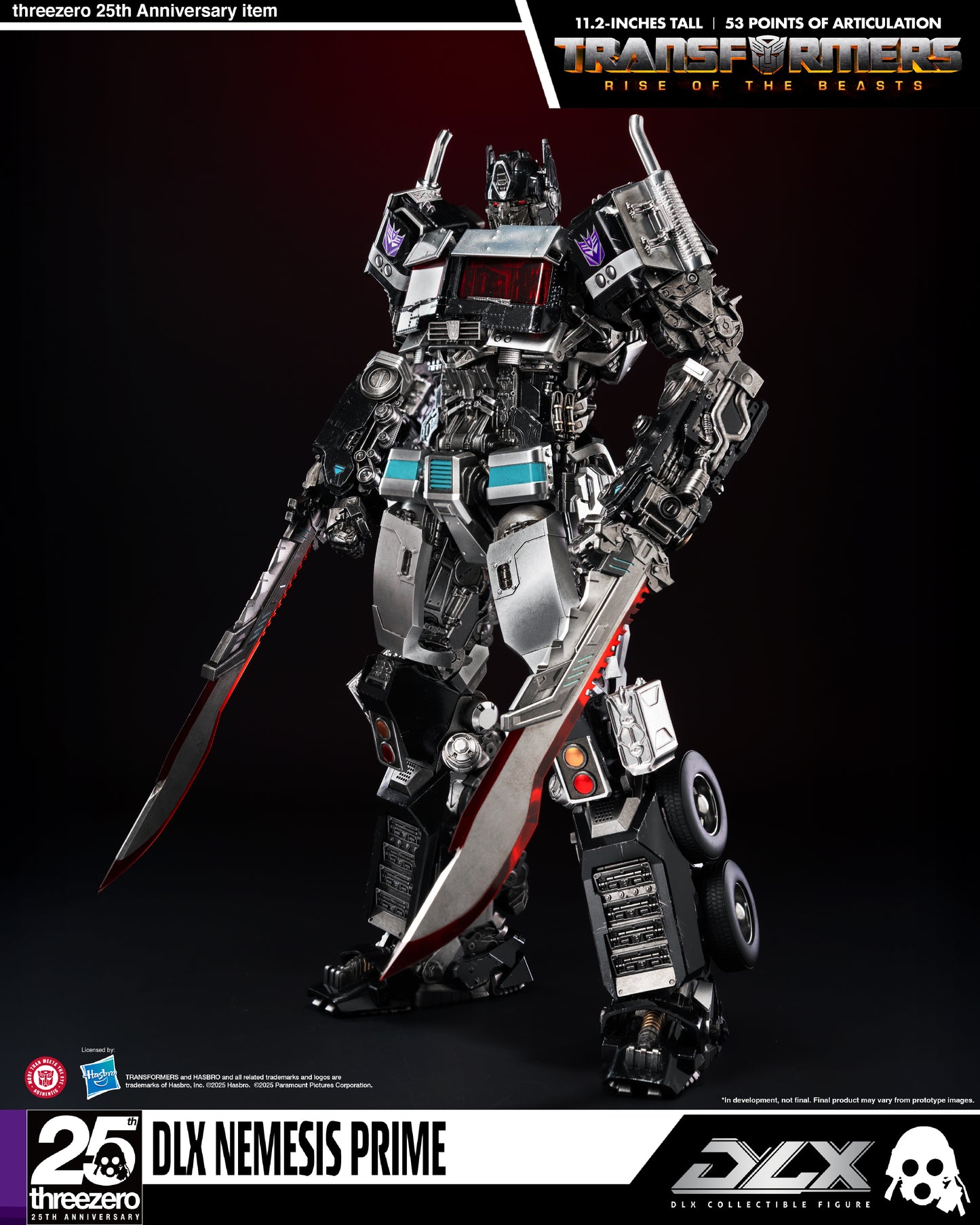 Threezero Exclusive: Transformers: Rise of the Beasts DLX Nemesis Prime