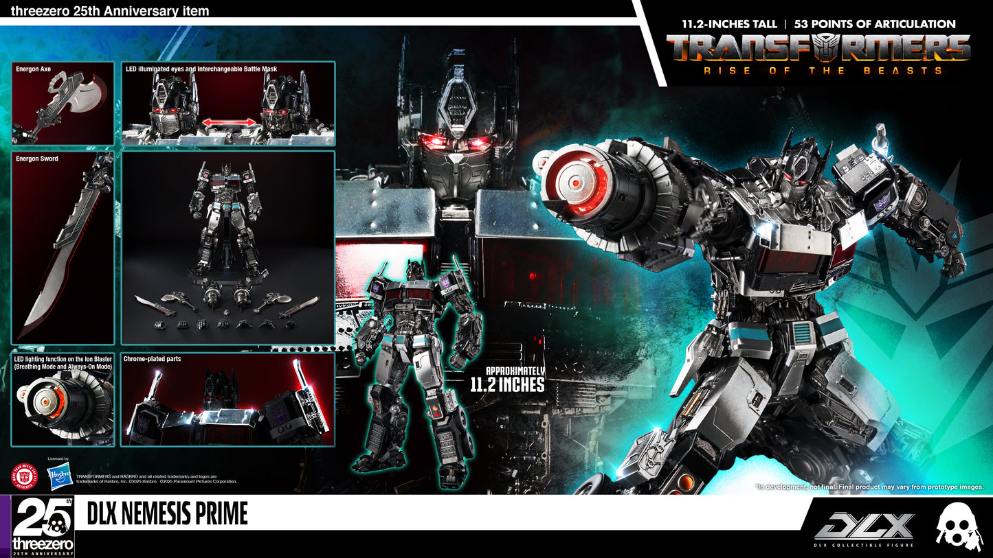 Threezero Exclusive: Transformers: Rise of the Beasts DLX Nemesis Prime