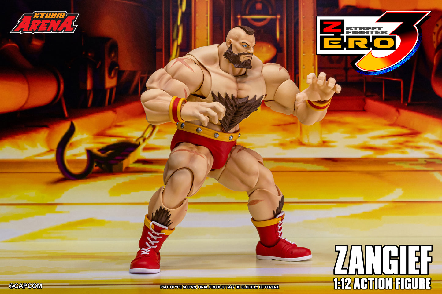 [Storm Collectibles] Zangief - Street Fighter Zero 3 "Storm Arena" 1/12 scale