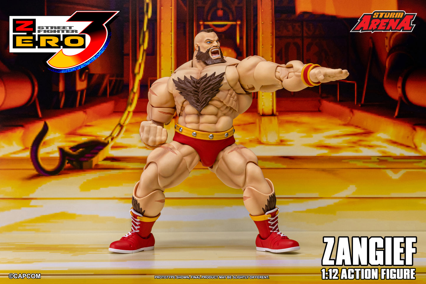 [Storm Collectibles] Zangief - Street Fighter Zero 3 "Storm Arena" 1/12 scale