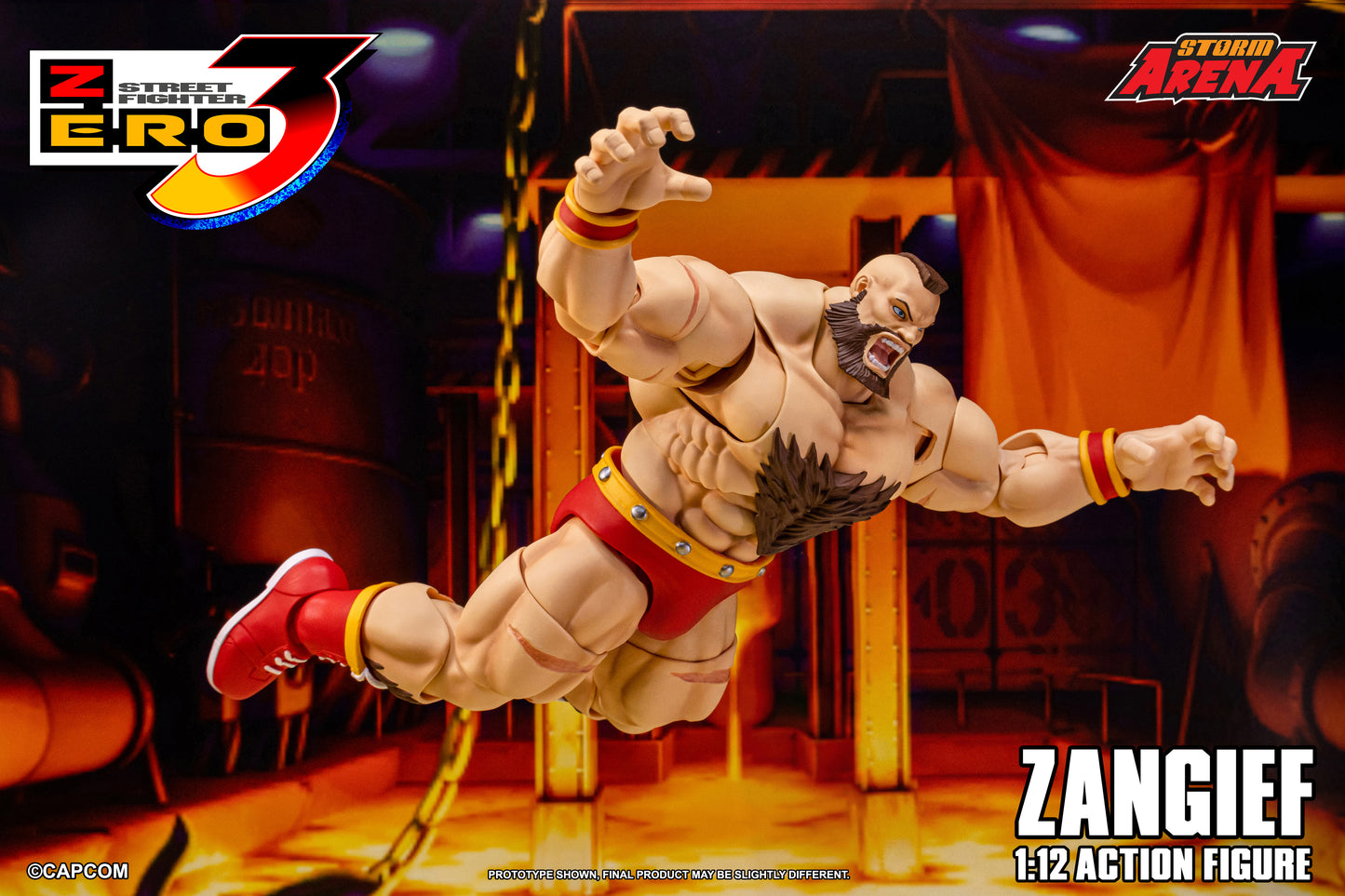 [Storm Collectibles] Zangief - Street Fighter Zero 3 "Storm Arena" 1/12 scale