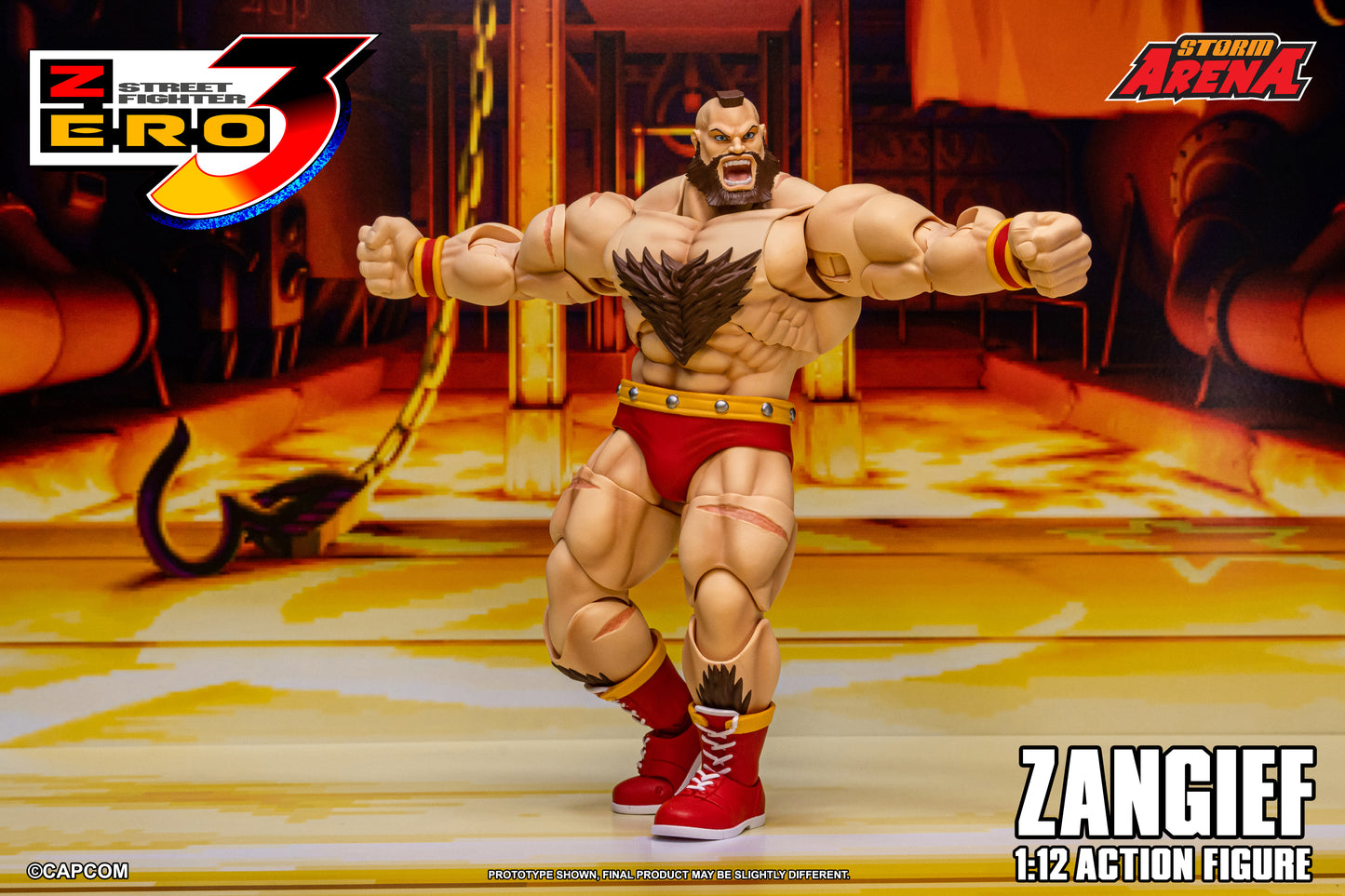 [Storm Collectibles] Zangief - Street Fighter Zero 3 "Storm Arena" 1/12 scale