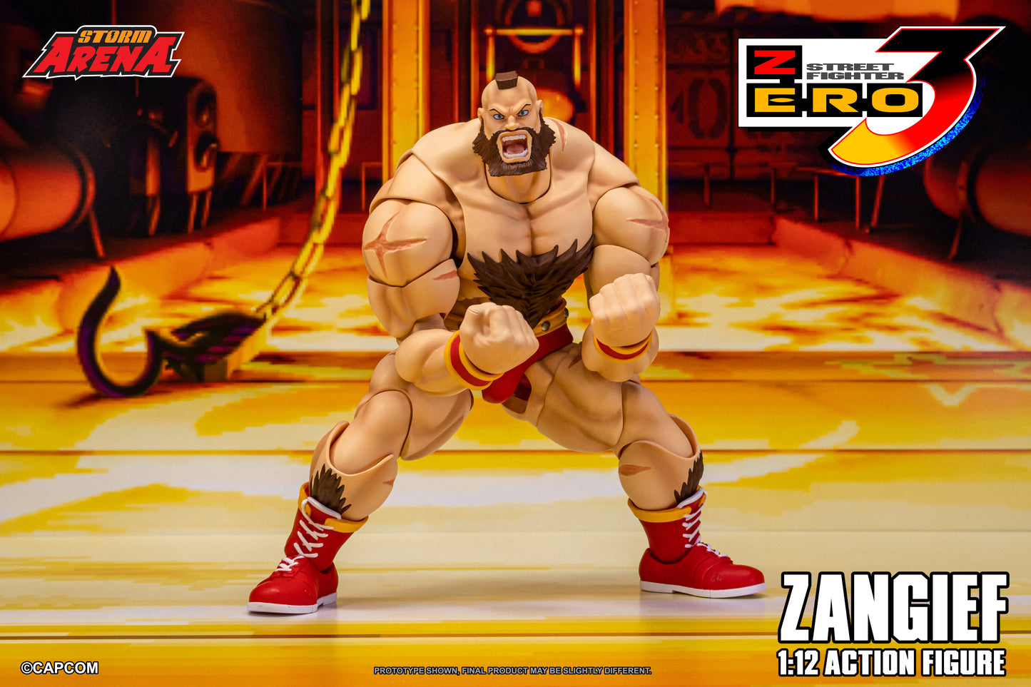 [Storm Collectibles] Zangief - Street Fighter Zero 3 "Storm Arena" 1/12 scale