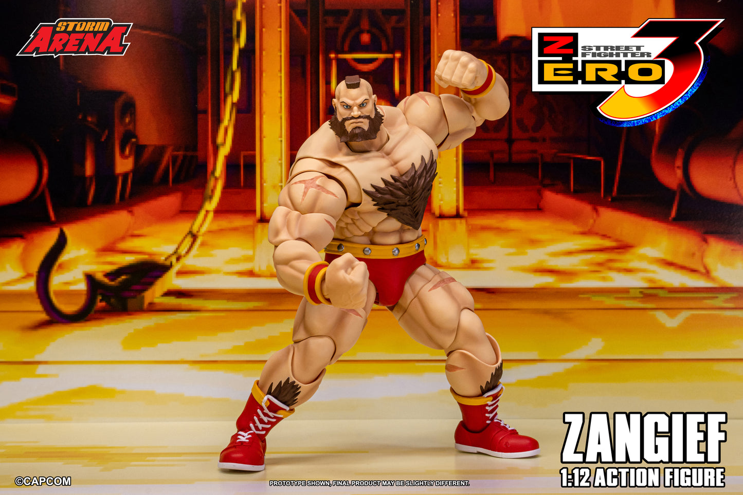 [Storm Collectibles] Zangief - Street Fighter Zero 3 "Storm Arena" 1/12 scale