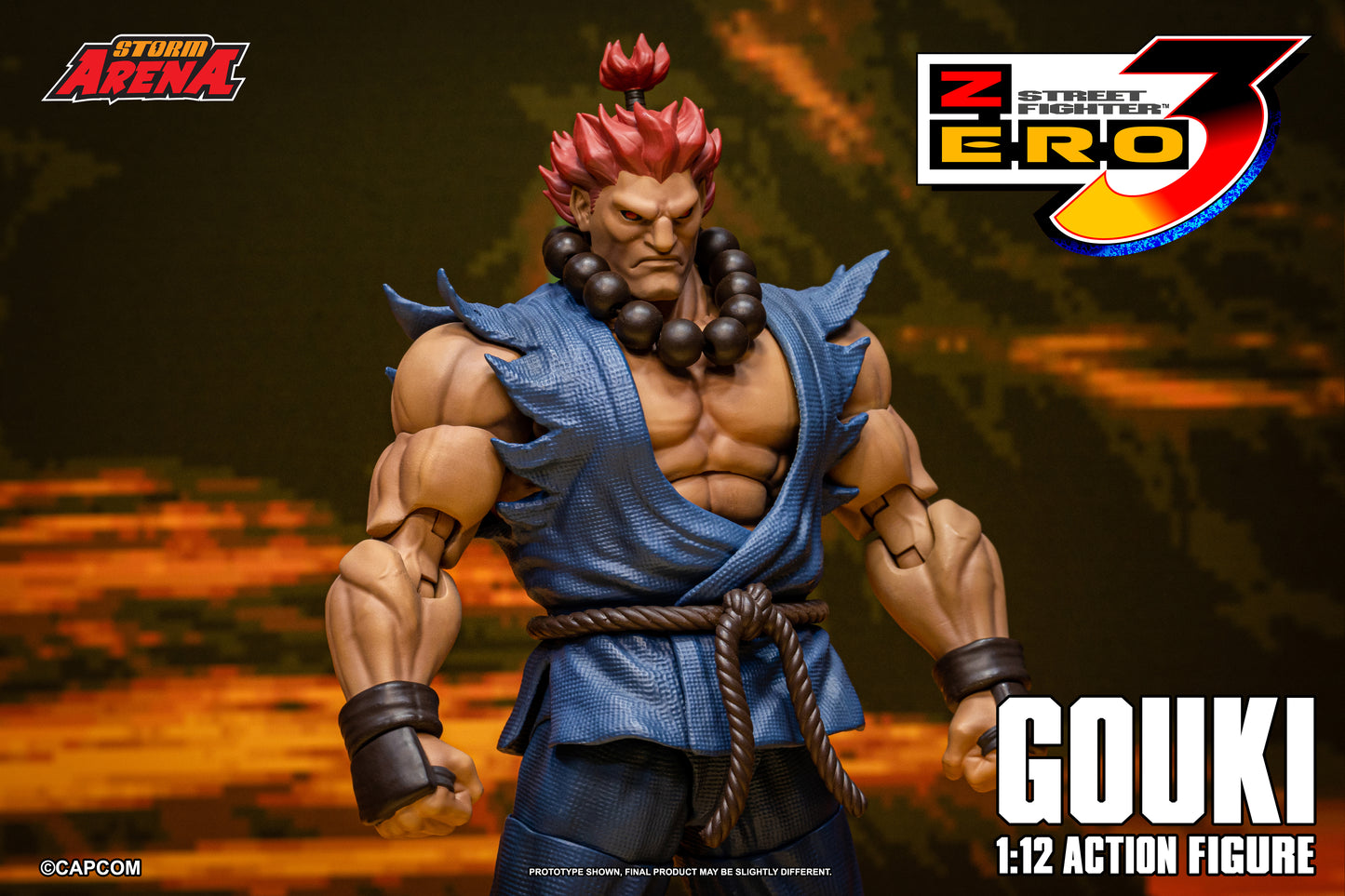 Storm Collectibles: Gouki - Street Fighter Zero 3 "Storm Arena" 1/12 scale