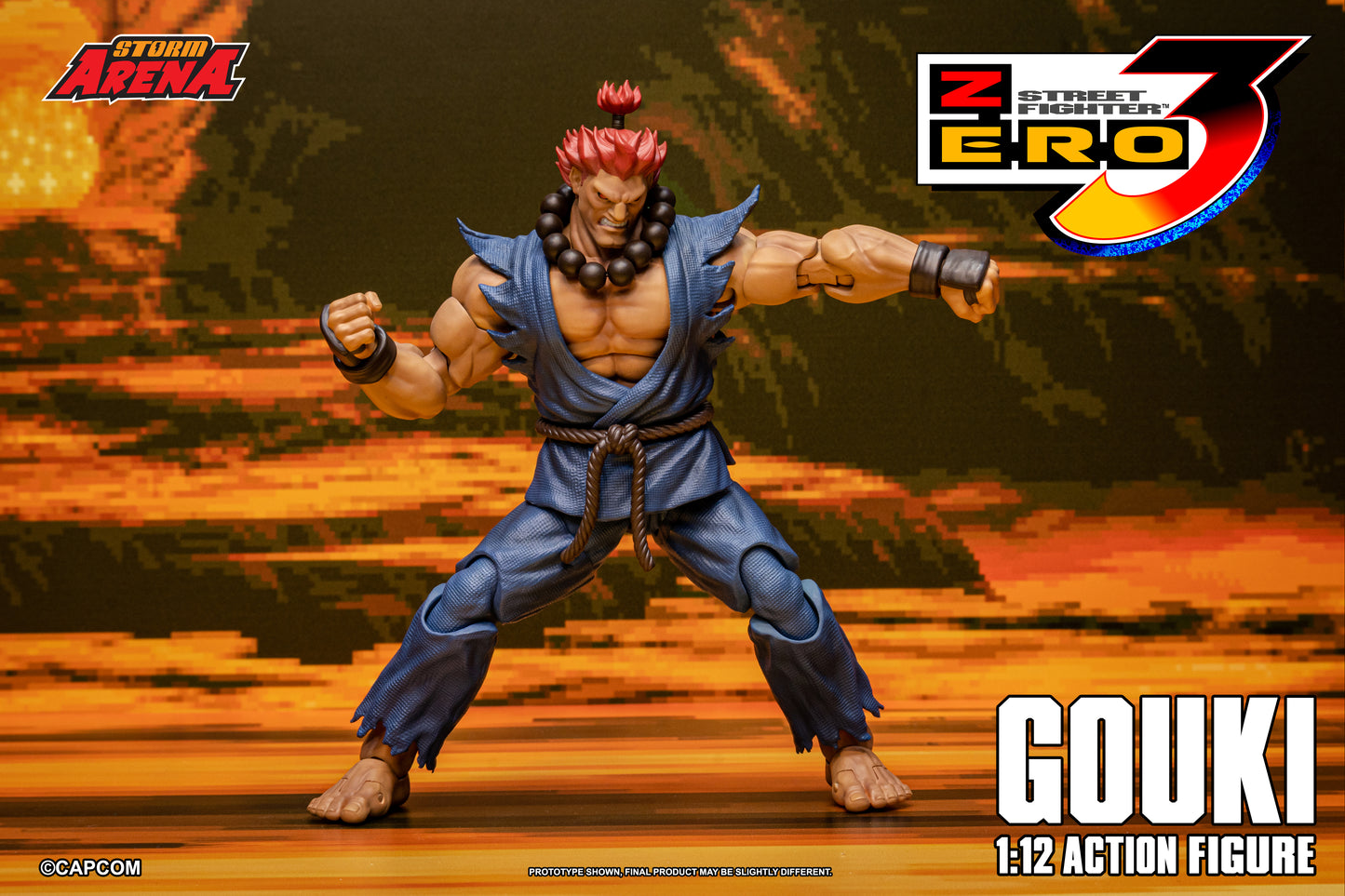 Storm Collectibles: Gouki - Street Fighter Zero 3 "Storm Arena" 1/12 scale