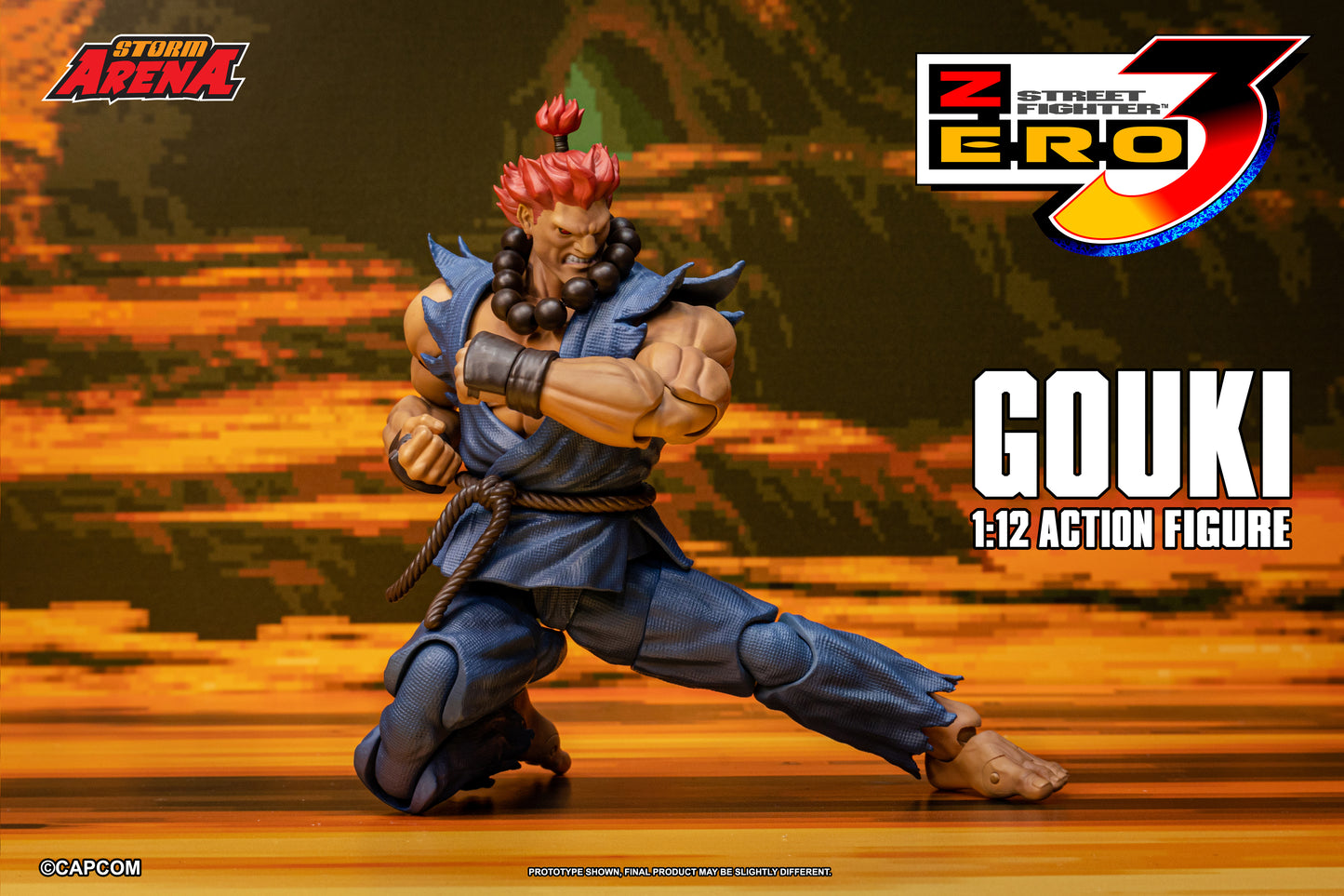 Storm Collectibles: Gouki - Street Fighter Zero 3 "Storm Arena" 1/12 scale