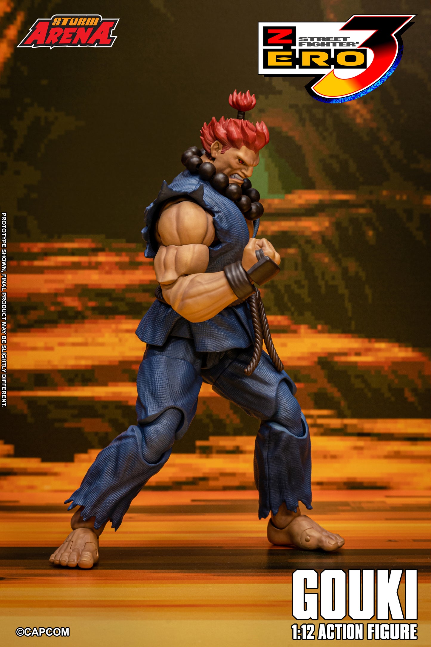 Storm Collectibles: Gouki - Street Fighter Zero 3 "Storm Arena" 1/12 scale