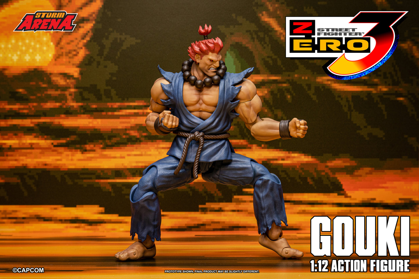 Storm Collectibles: Gouki - Street Fighter Zero 3 "Storm Arena" 1/12 scale