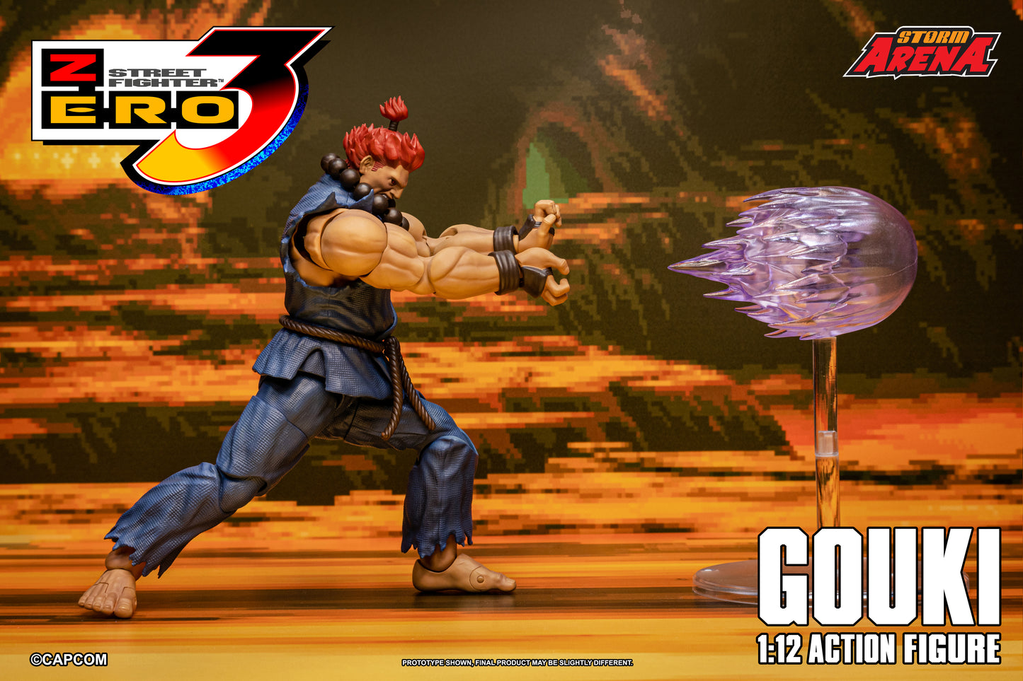 Storm Collectibles: Gouki - Street Fighter Zero 3 "Storm Arena" 1/12 scale