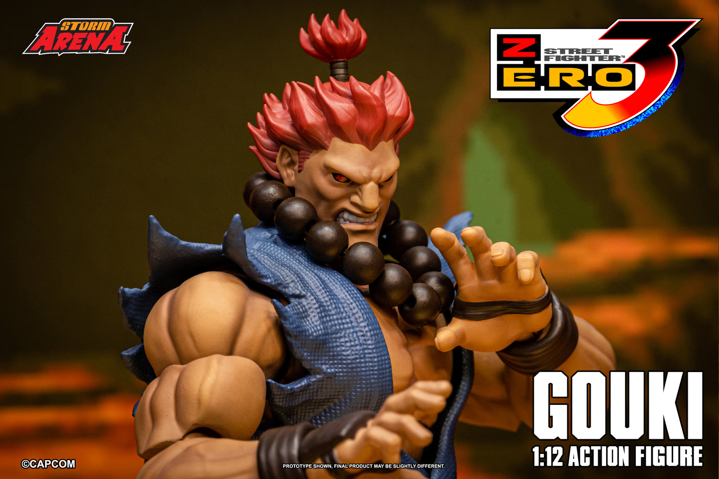 Storm Collectibles: Gouki - Street Fighter Zero 3 "Storm Arena" 1/12 scale