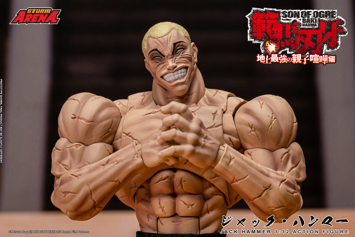 Storm Collectibles: Jack Hammer - Son of Orge Baki Hanma "Storm Arena" 1/12 scale