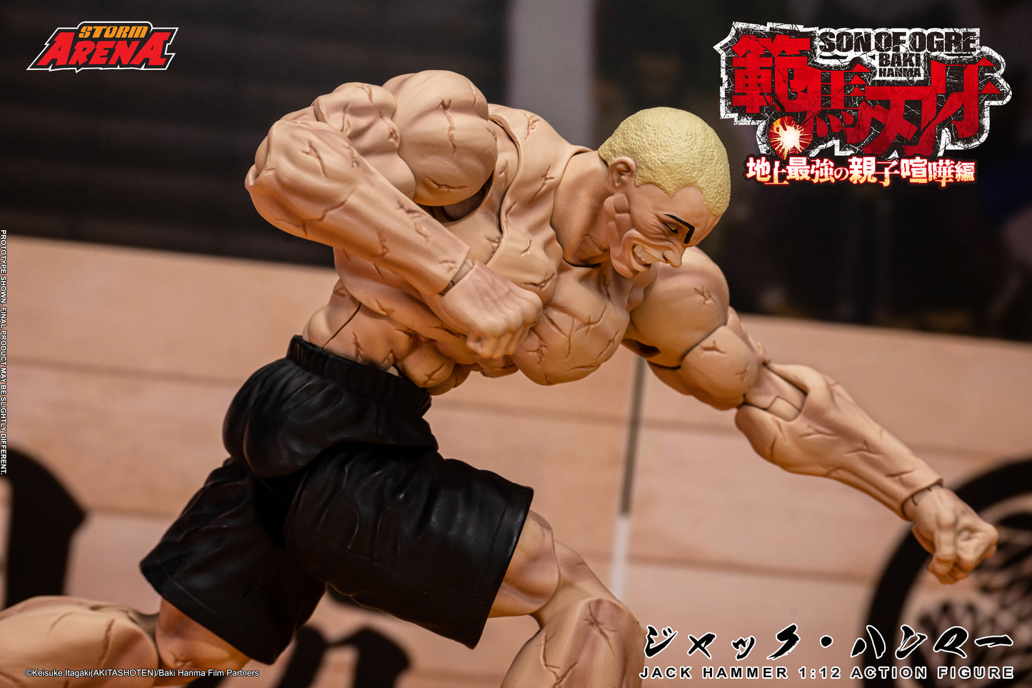 Storm Collectibles: Jack Hammer - Son of Orge Baki Hanma "Storm Arena" 1/12 scale