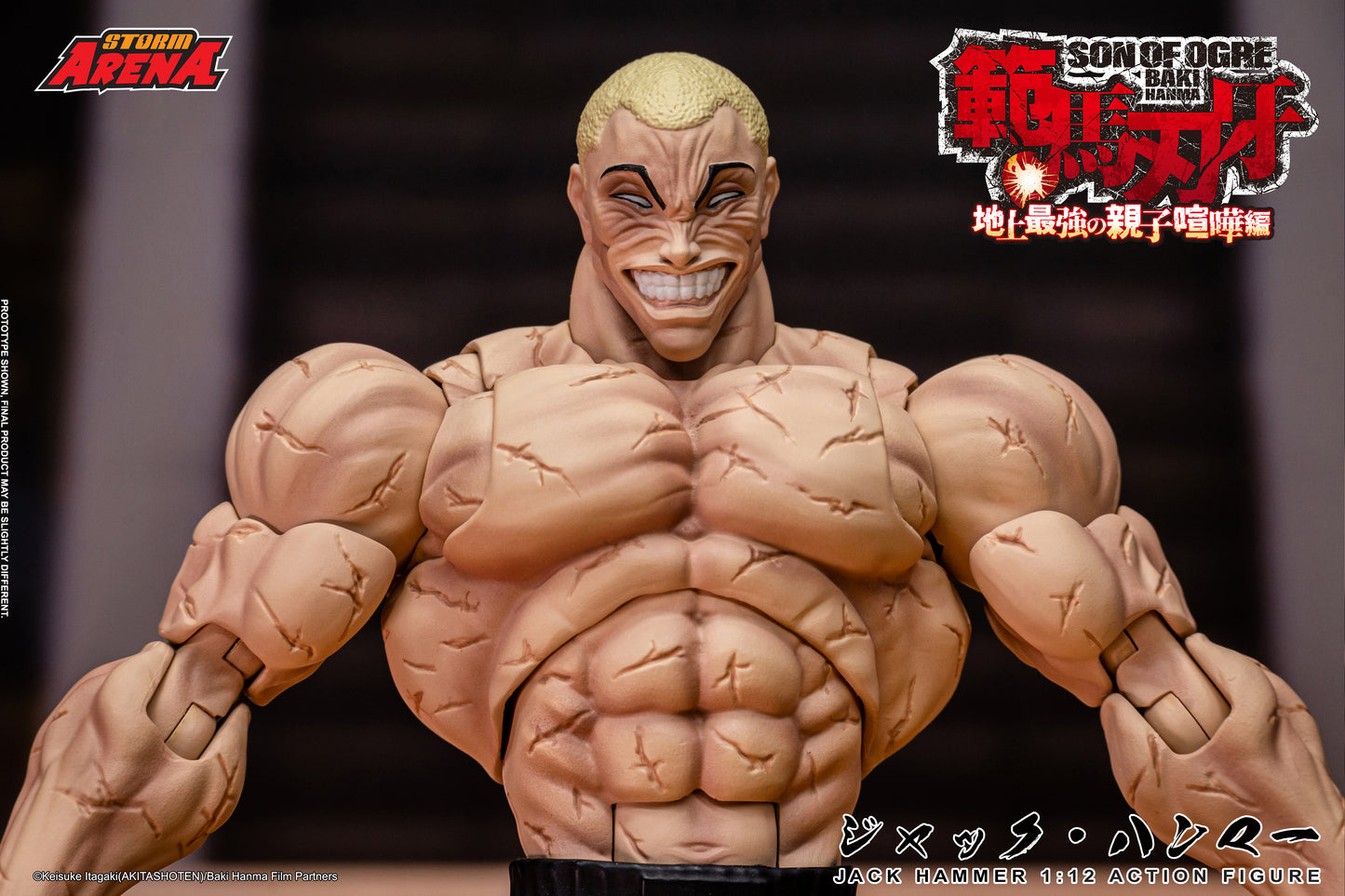 Storm Collectibles: Jack Hammer - Son of Orge Baki Hanma "Storm Arena" 1/12 scale