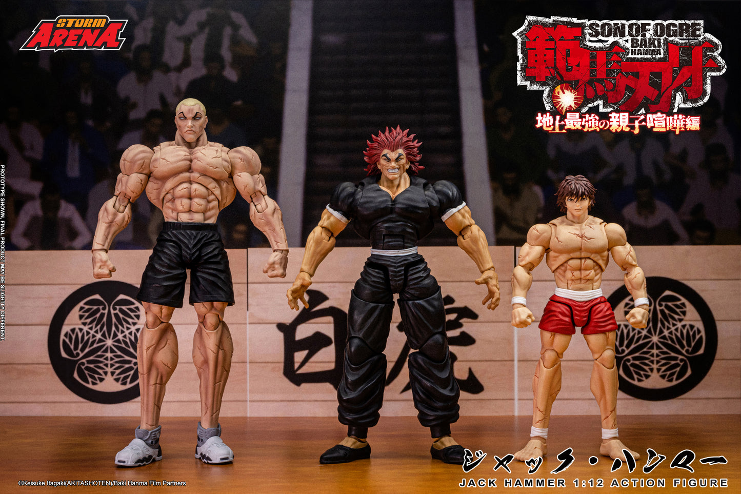 Storm Collectibles: Jack Hammer - Son of Orge Baki Hanma "Storm Arena" 1/12 scale