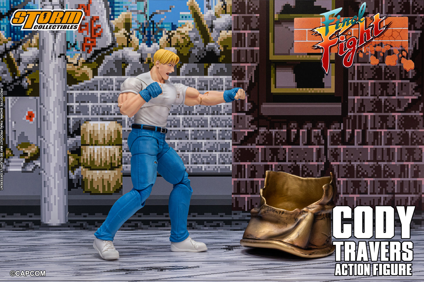 [Storm Collectibles] CODY TRAVERS - FINAL FIGHT ACTION FIGURE