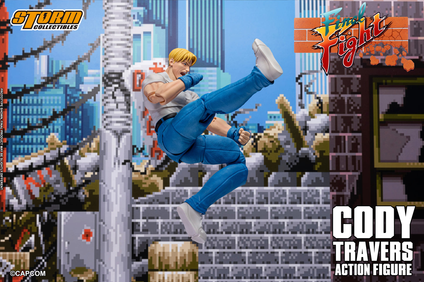 [Storm Collectibles] CODY TRAVERS - FINAL FIGHT ACTION FIGURE
