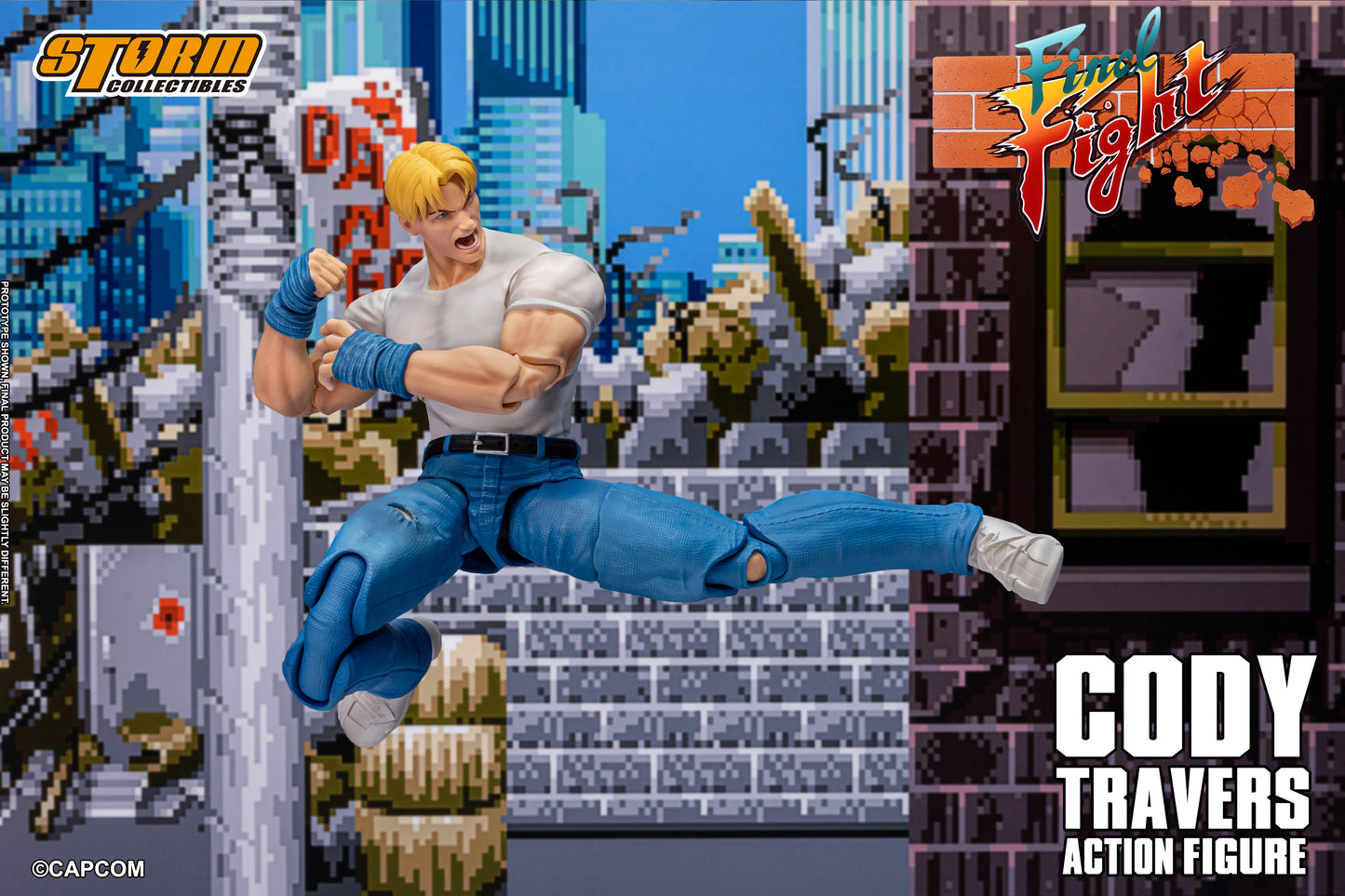 [Storm Collectibles] CODY TRAVERS - FINAL FIGHT ACTION FIGURE