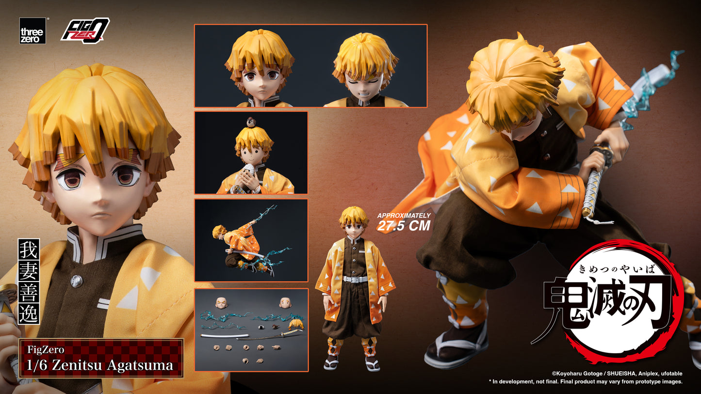 [Threezero] 3Z0669 Demon Slayer: Kimetsu no Yaiba FigZero 1/6 Zenitsu Agatsuma