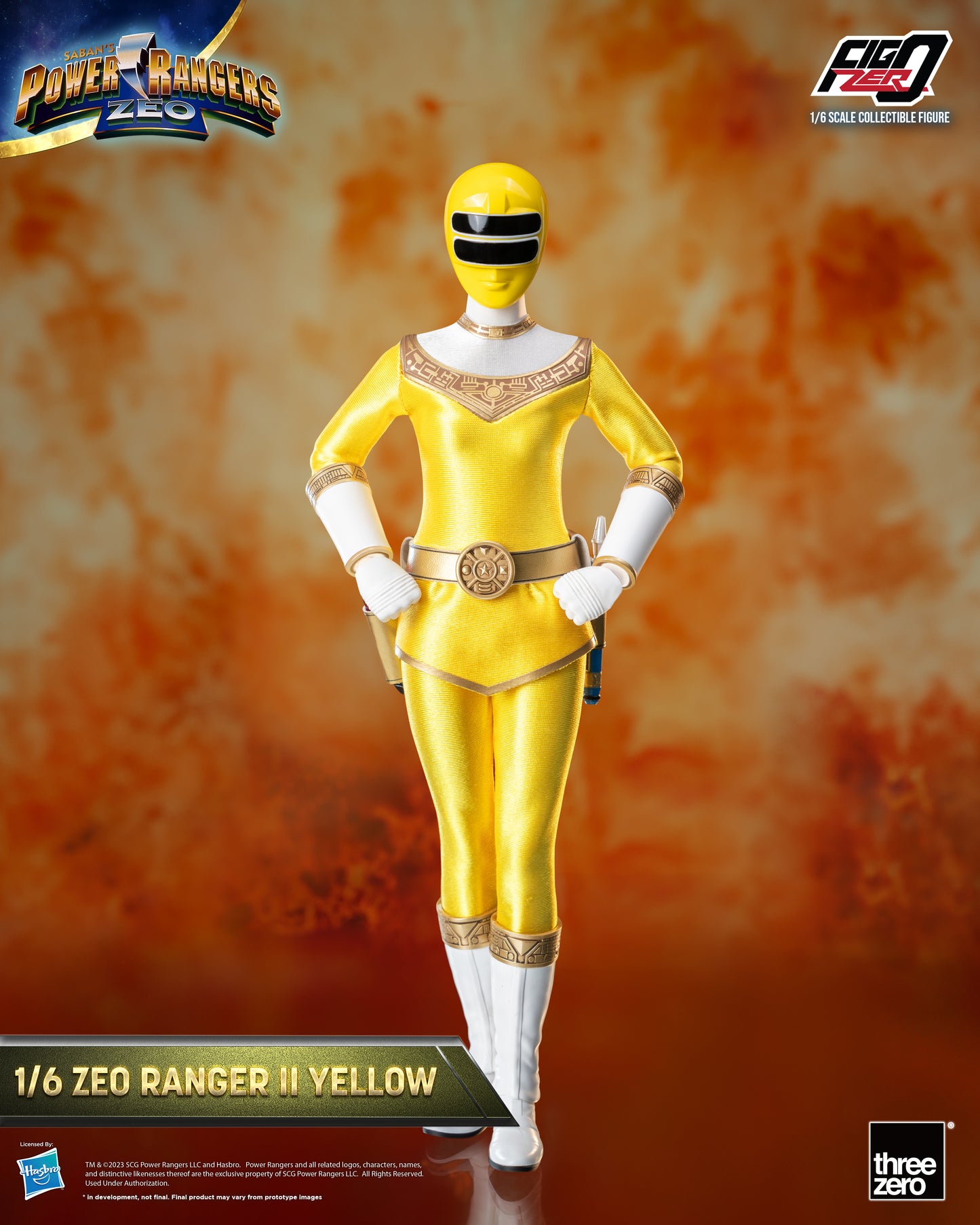 Threezero: Rerun Power Rangers Zeo - FigZero 1/6 Zeo Ranger II Yellow