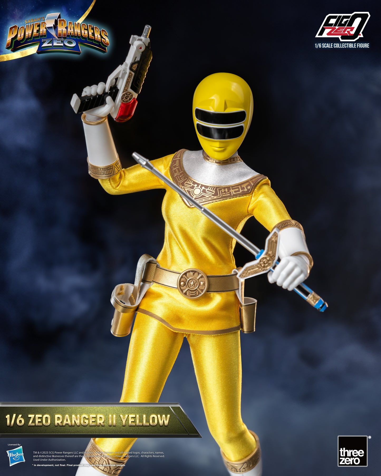 Threezero: Rerun Power Rangers Zeo - FigZero 1/6 Zeo Ranger II Yellow