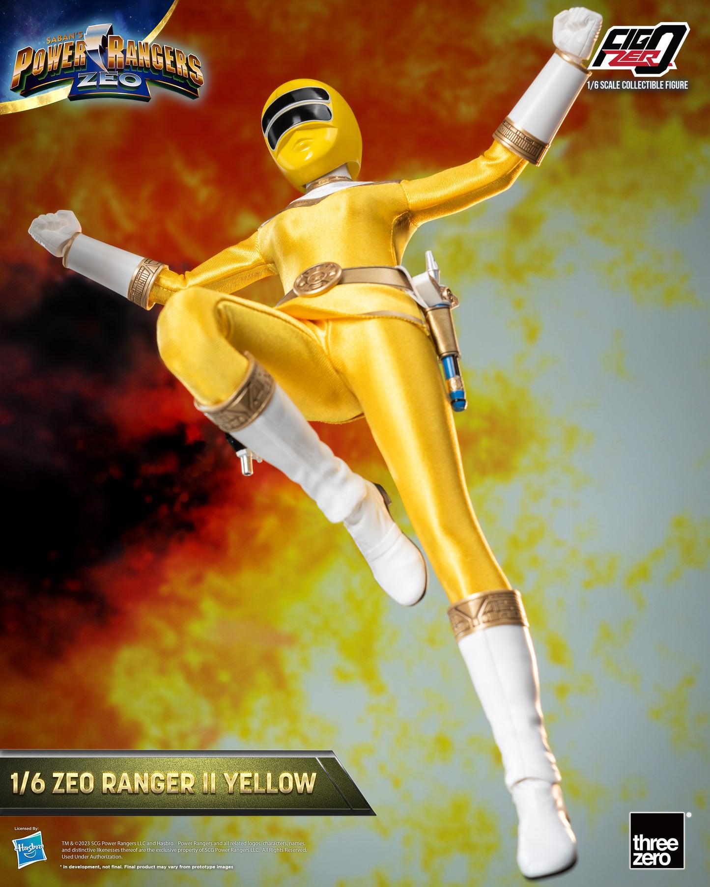 Threezero: Rerun Power Rangers Zeo - FigZero 1/6 Zeo Ranger II Yellow