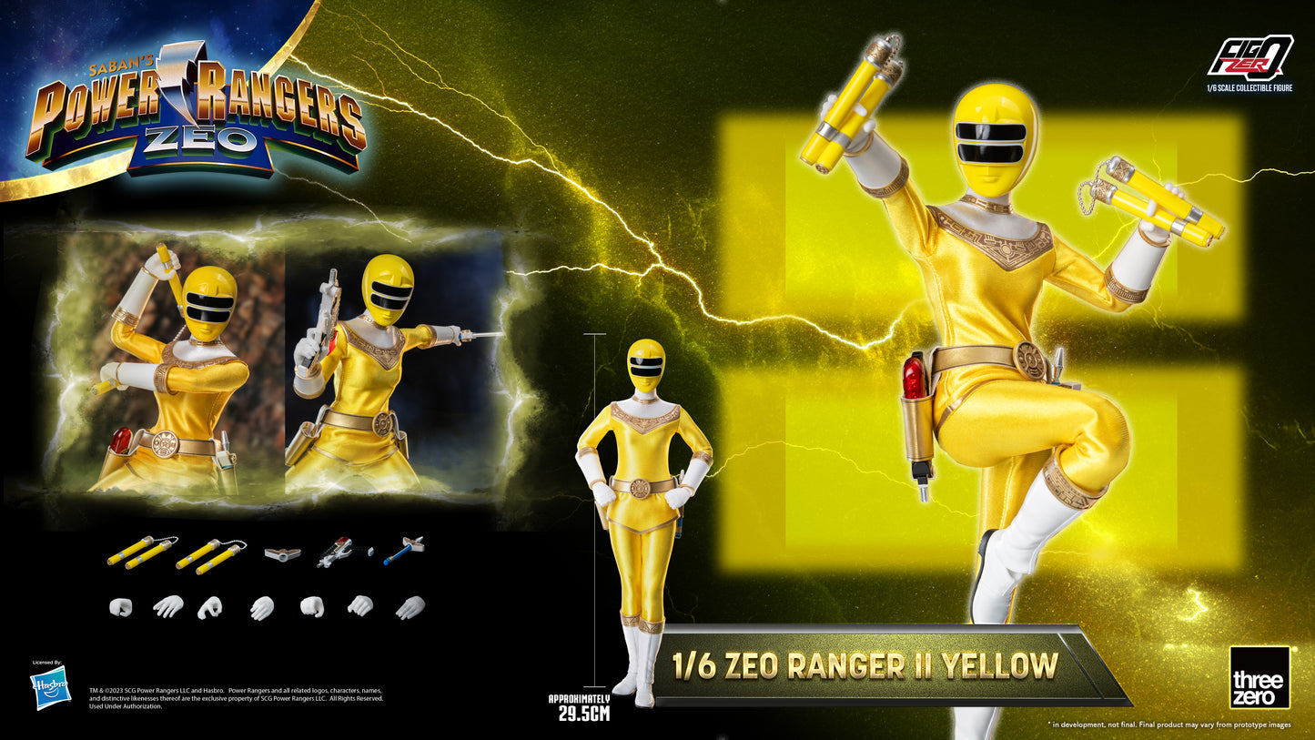 Threezero: Rerun Power Rangers Zeo - FigZero 1/6 Zeo Ranger II Yellow