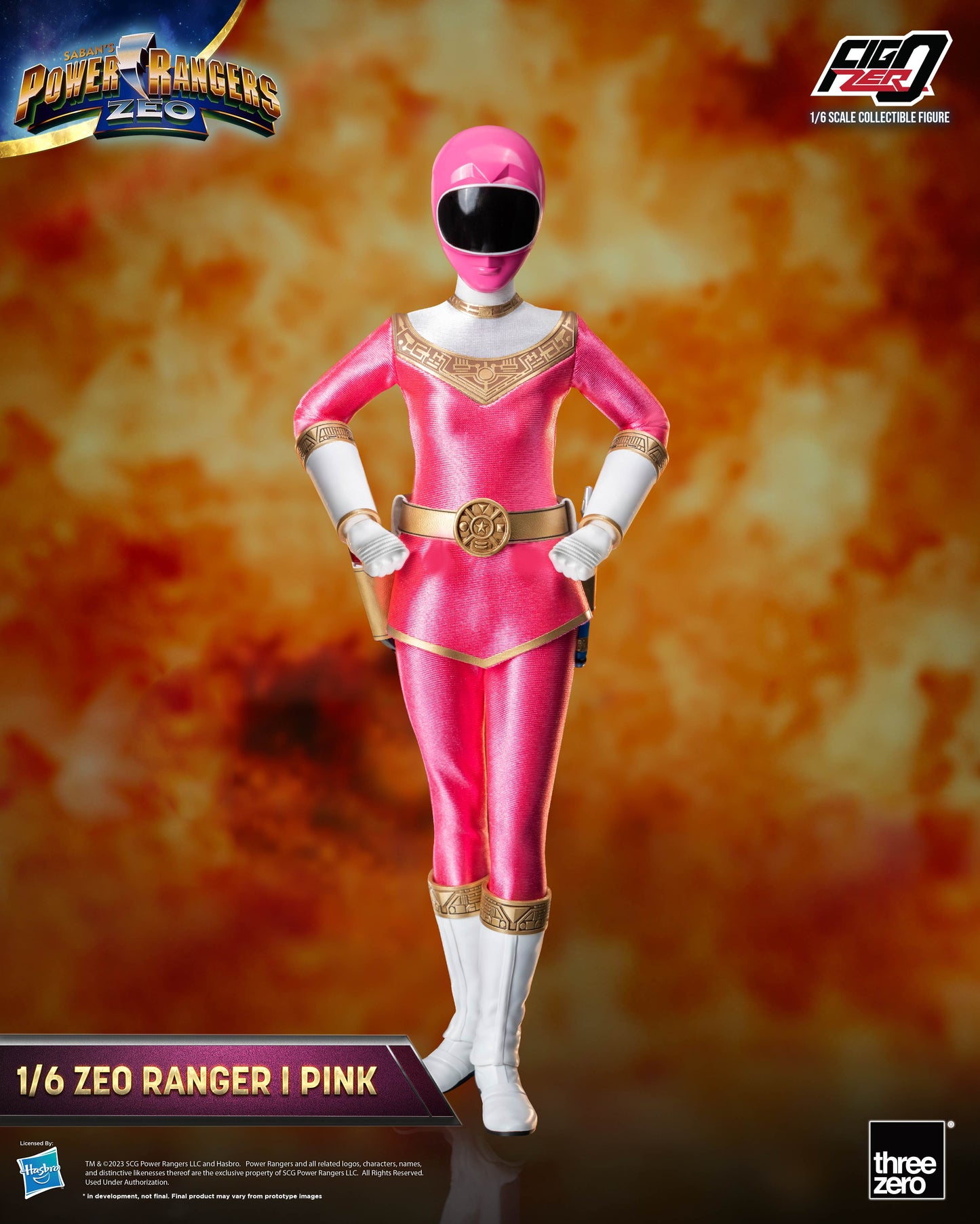 Threezero: Rerun Power Rangers Zeo - FigZero 1/6 Zeo Ranger I Pink