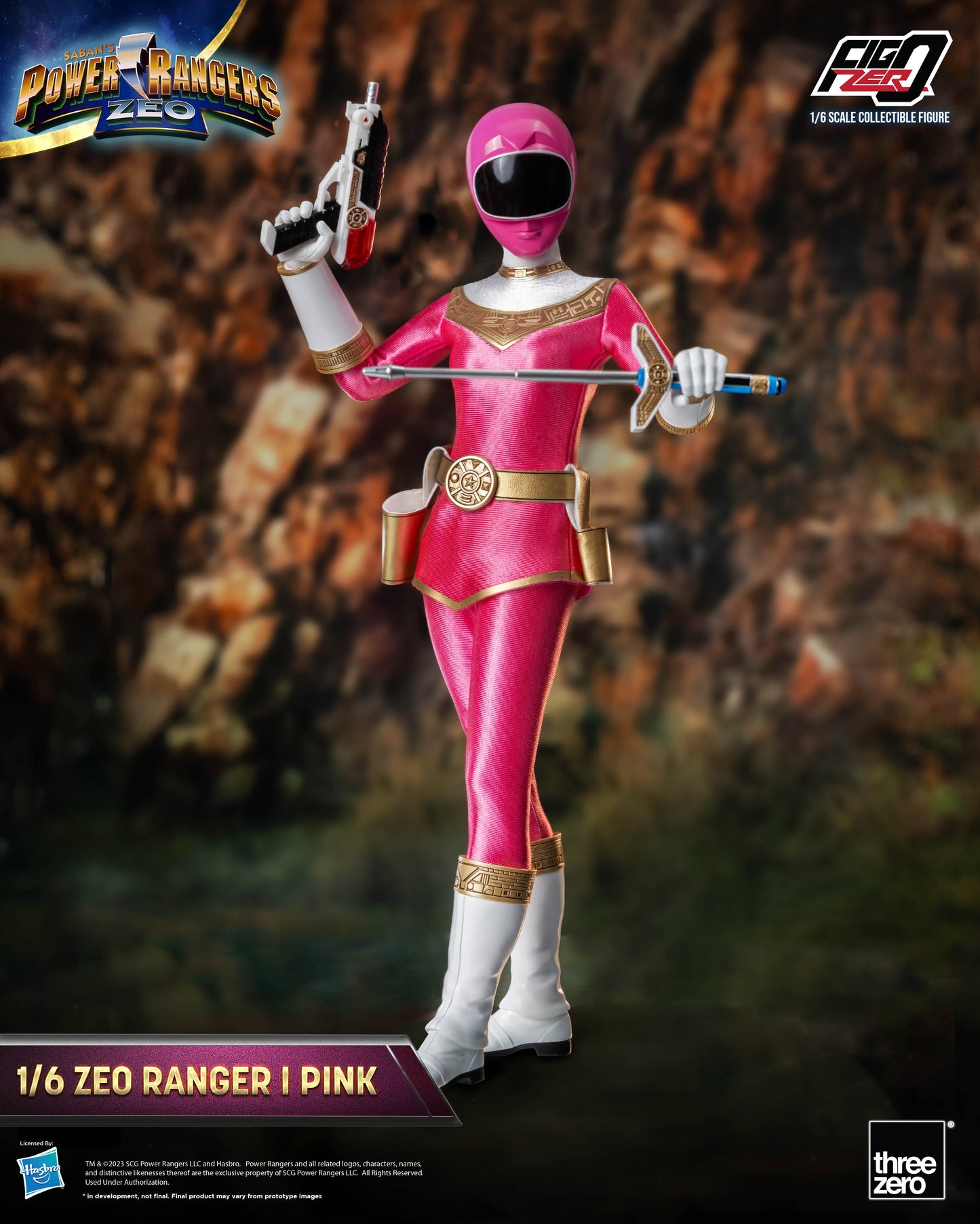 Threezero: Rerun Power Rangers Zeo - FigZero 1/6 Zeo Ranger I Pink