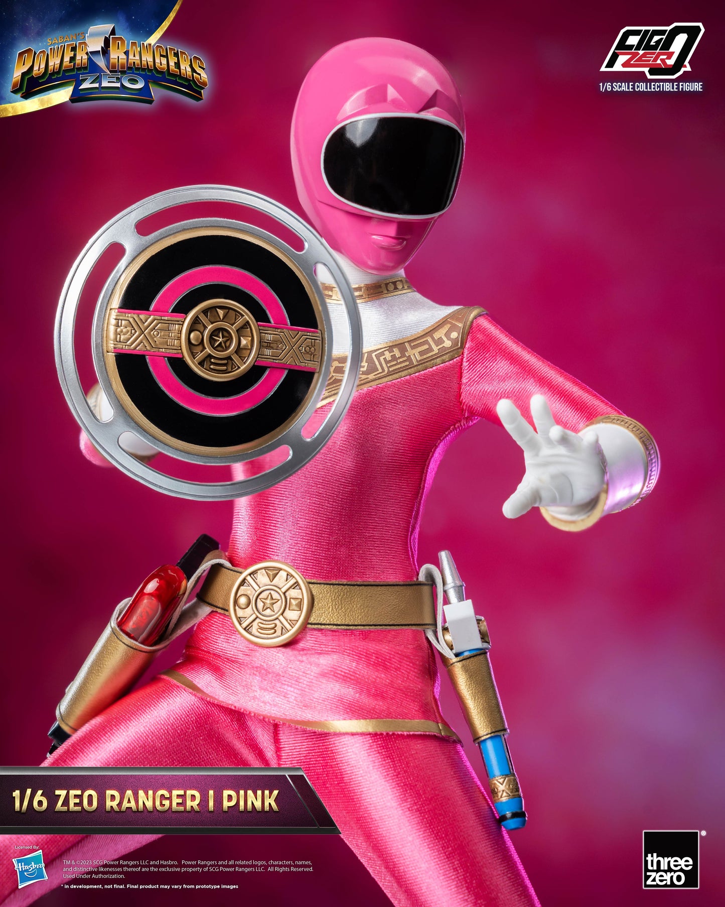 Threezero: Rerun Power Rangers Zeo - FigZero 1/6 Zeo Ranger I Pink