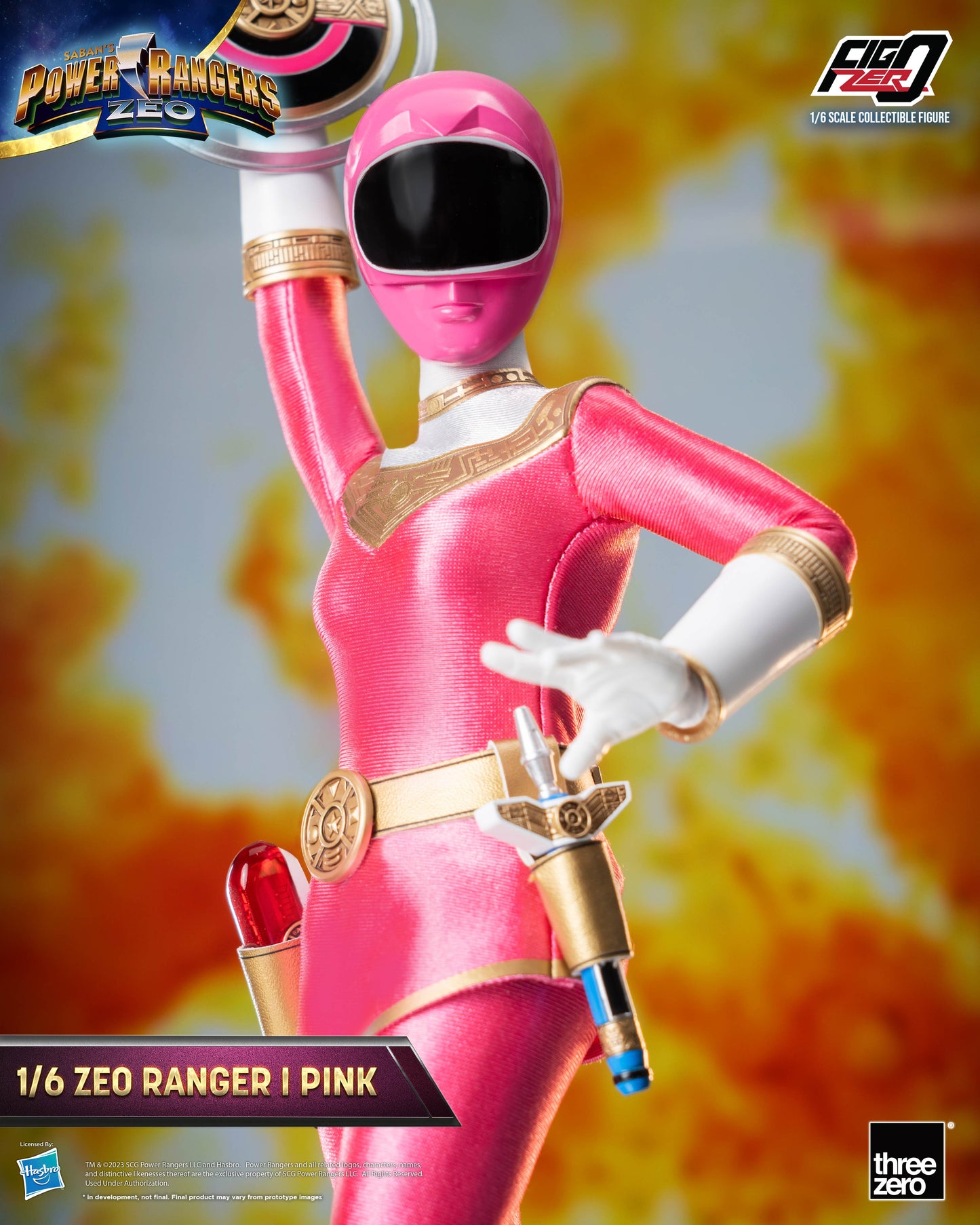 Threezero: Rerun Power Rangers Zeo - FigZero 1/6 Zeo Ranger I Pink