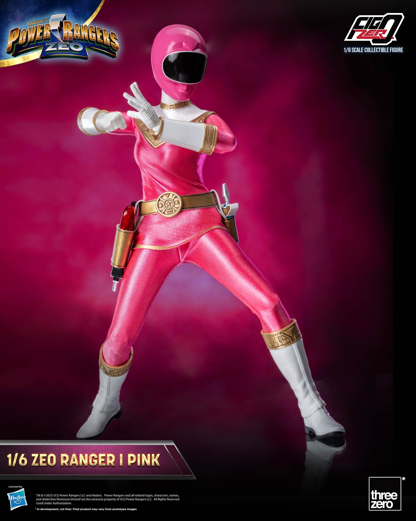 Threezero: Rerun Power Rangers Zeo - FigZero 1/6 Zeo Ranger I Pink